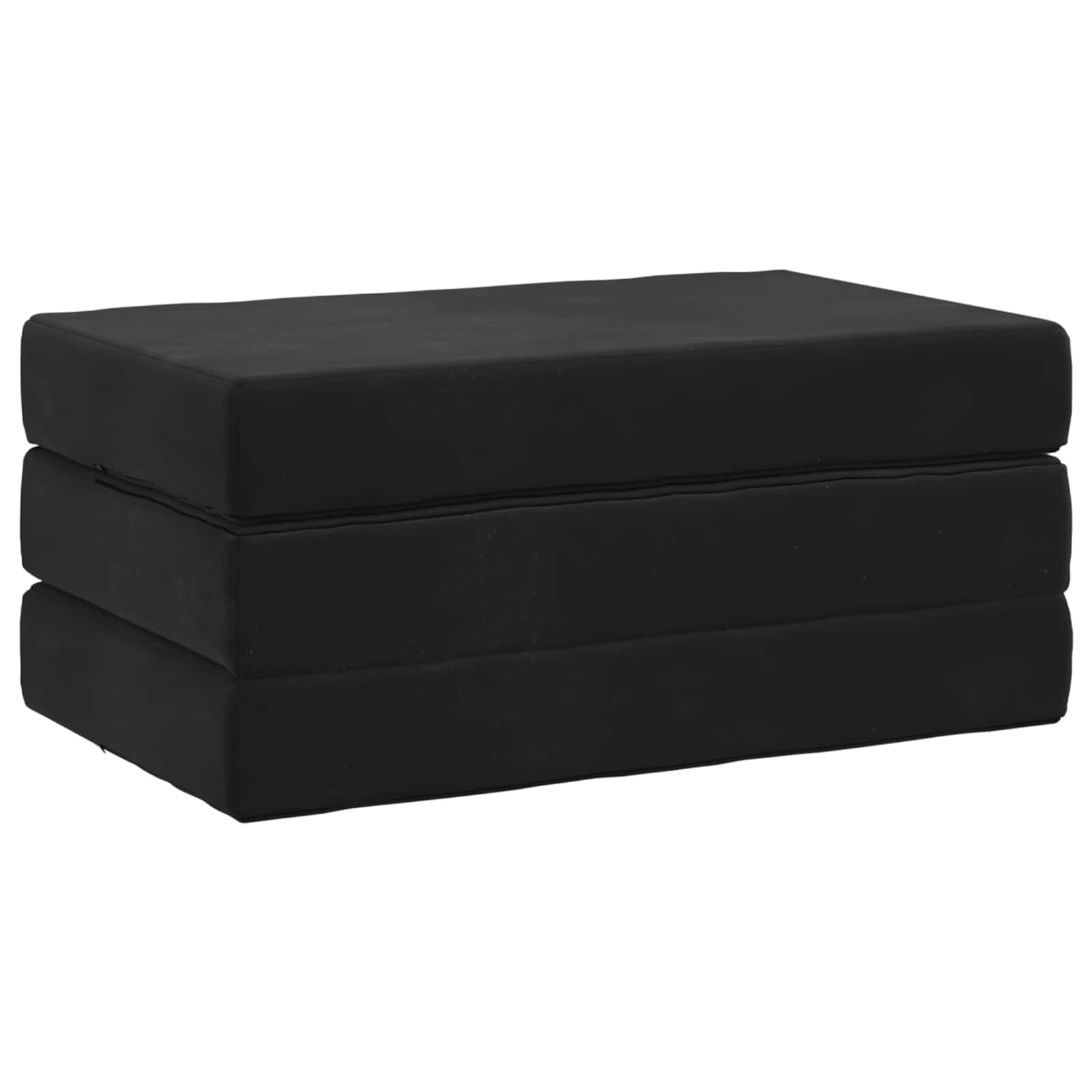 Klappsofa Bett 100 x 67 x 45 cm Schwarz