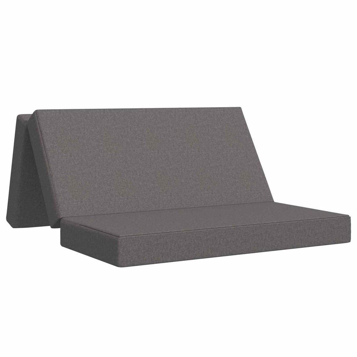Klappsofa Bett 120 x 67 x 45 cm Hellgrau