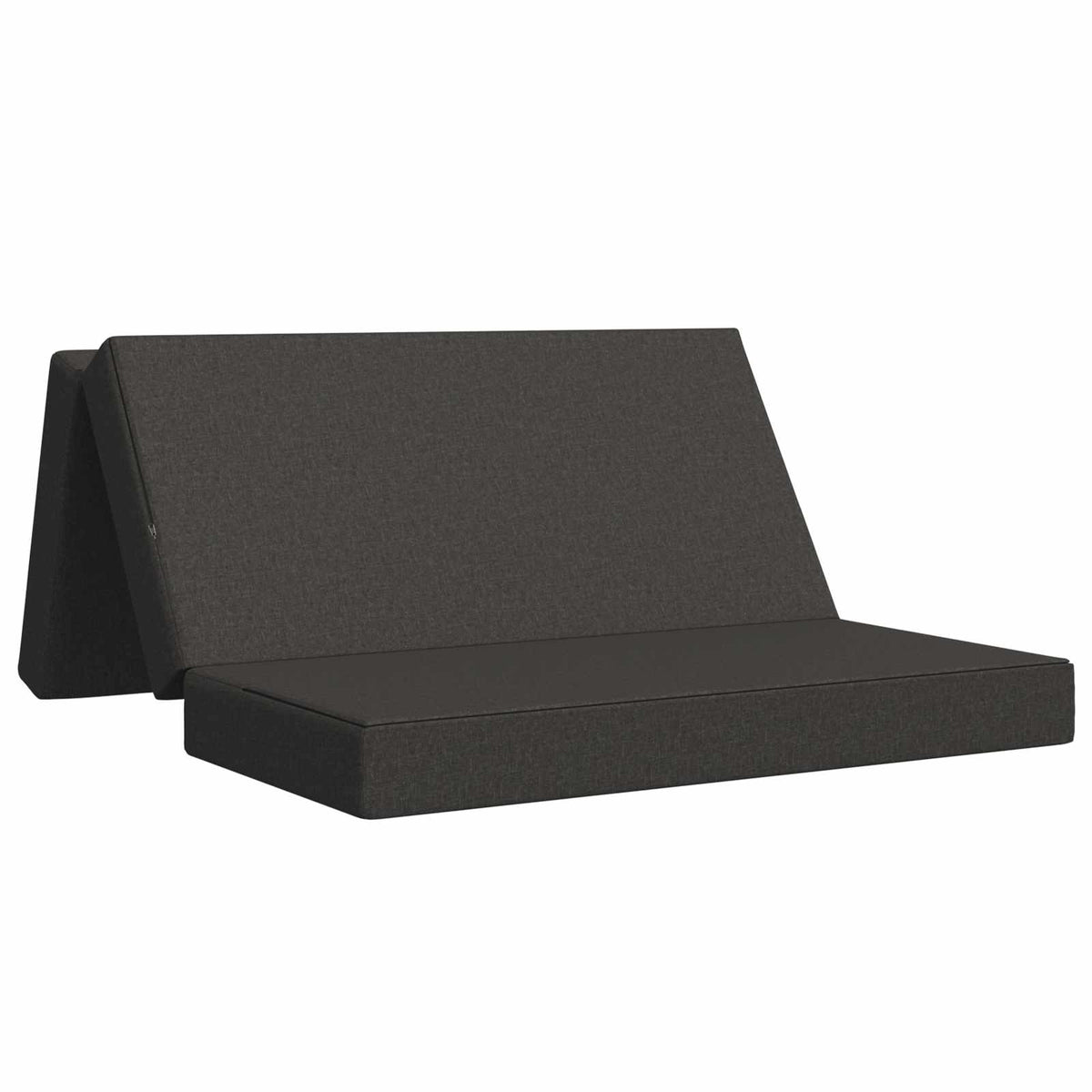 Klappsofa Bett 120 x 67 x 45 cm Dunkelgrau