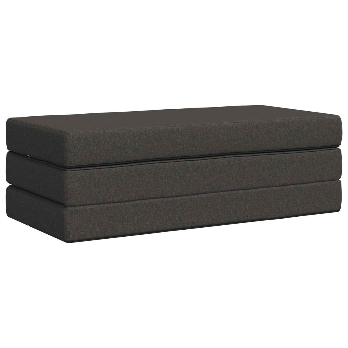 Klappsofa Bett 120 x 67 x 45 cm Dunkelgrau