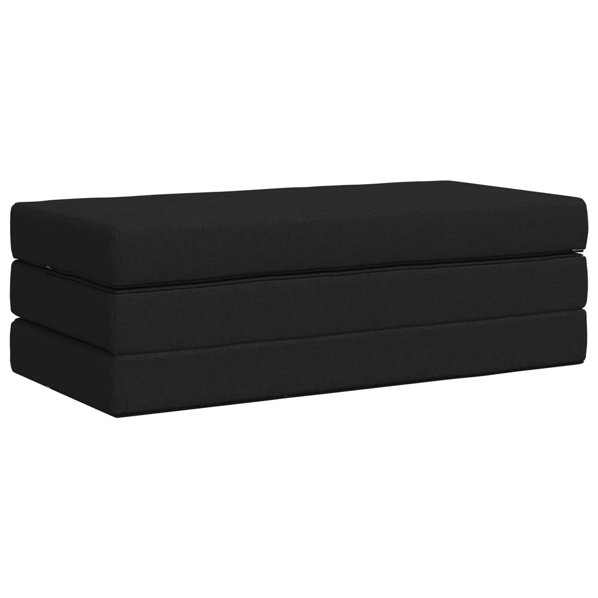 Klappsofa Bett 120 x 67 x 45 cm Schwarz