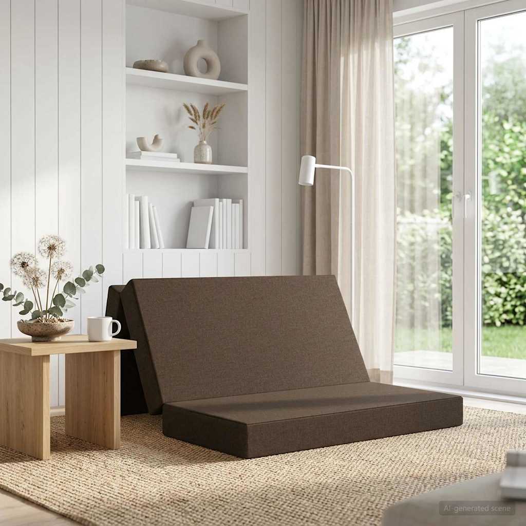 Klappsofa Bett 160 x 67 x 45 cm Taupe