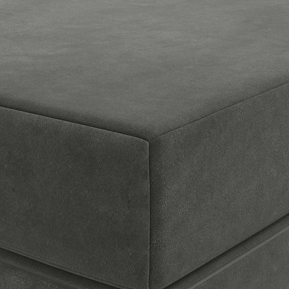 Klappsofa Bett 120 x 67 x 45 cm Dunkelgrau