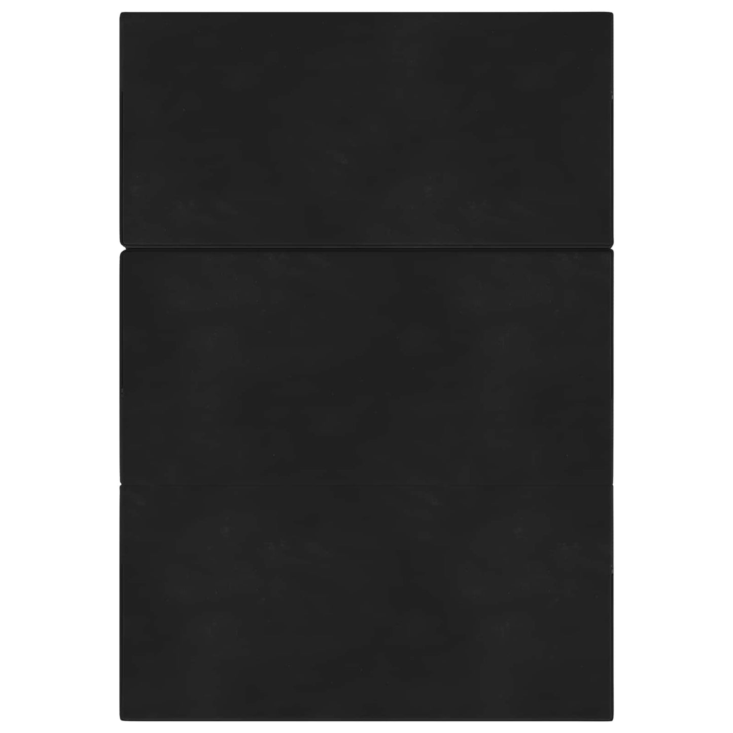 Klappsofa Bett 120 x 67 x 45 cm Schwarz