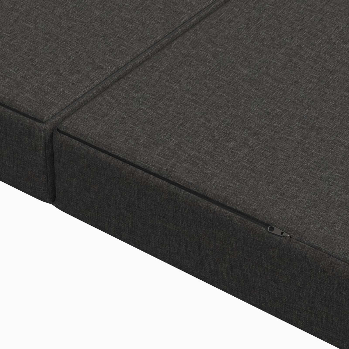 Klappsofa Bett 140 x 67 x 45 cm Dunkelgrau