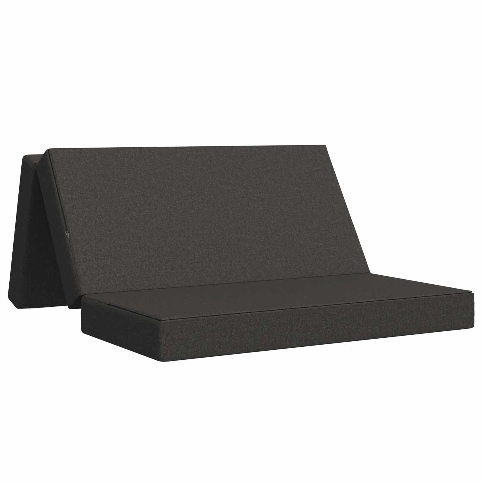 Klappsofa Bett 140 x 67 x 45 cm Dunkelgrau