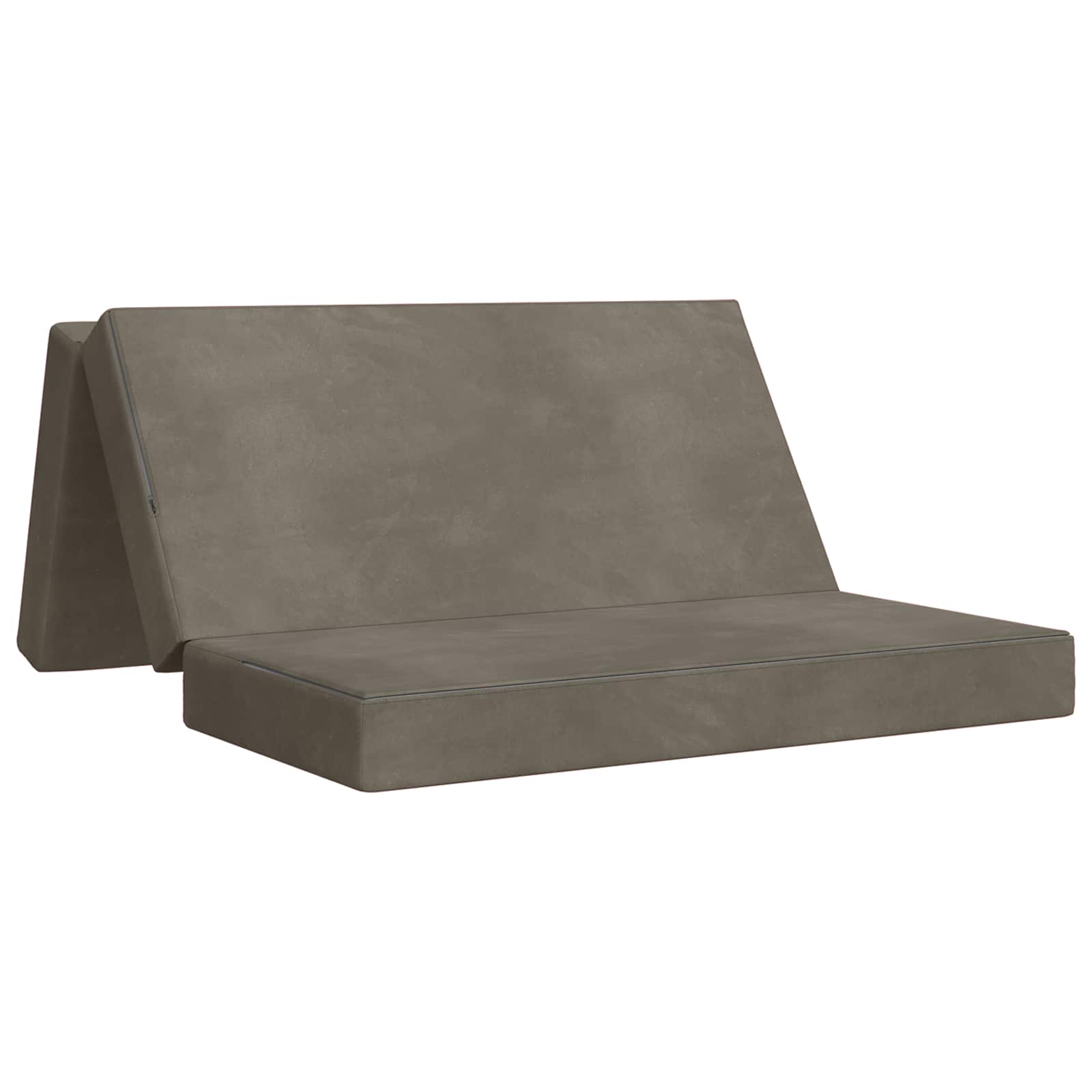 Klappsofa Bett 140 x 67 x 45 cm Hellgrau