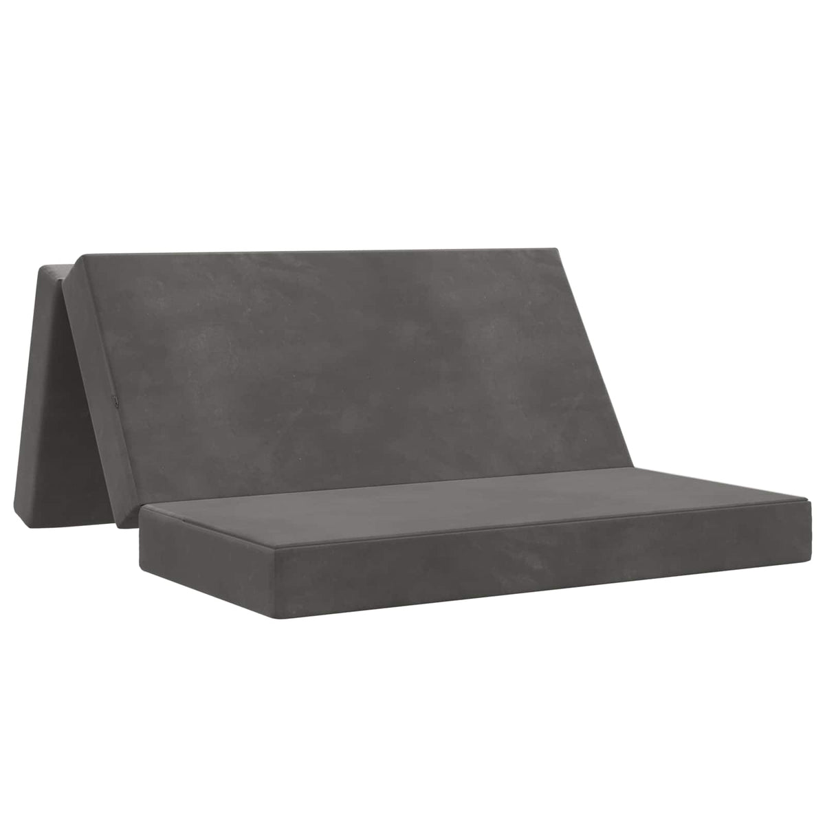 Klappsofa Bett 140 x 67 x 45 cm Dunkelgrau