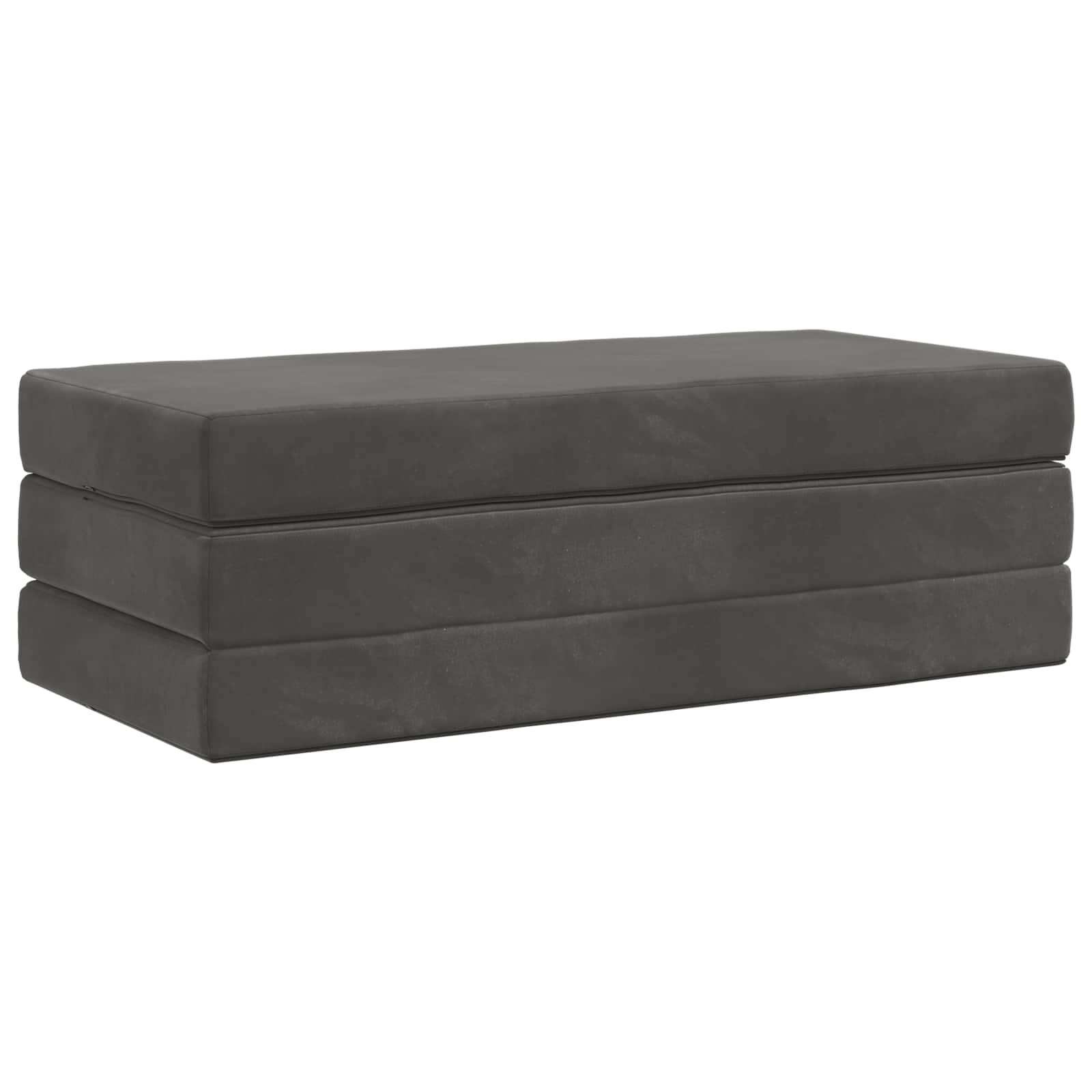 Klappsofa Bett 140 x 67 x 45 cm Dunkelgrau
