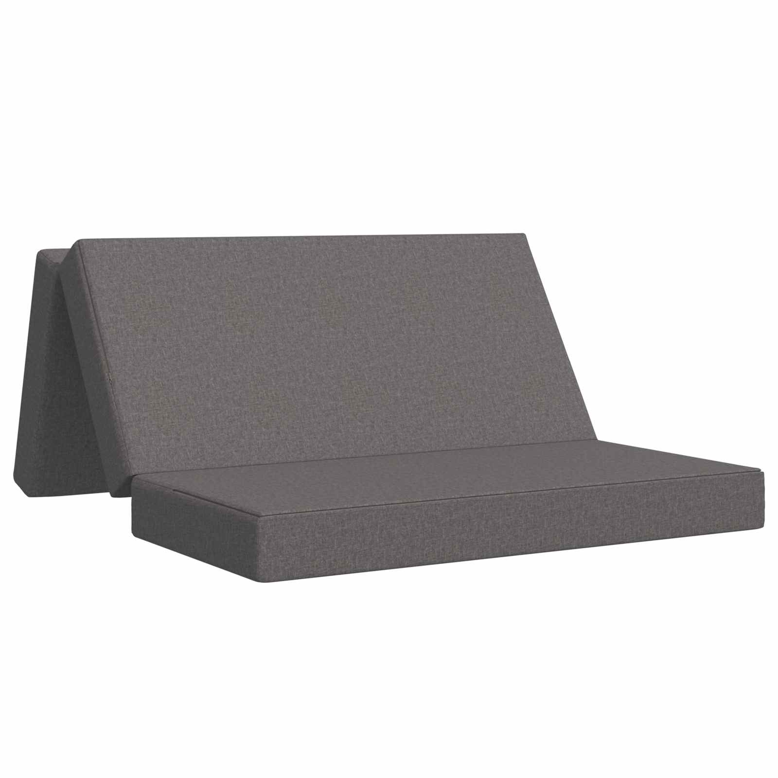 Klappsofa Bett 160 x 67 x 45 cm Hellgrau