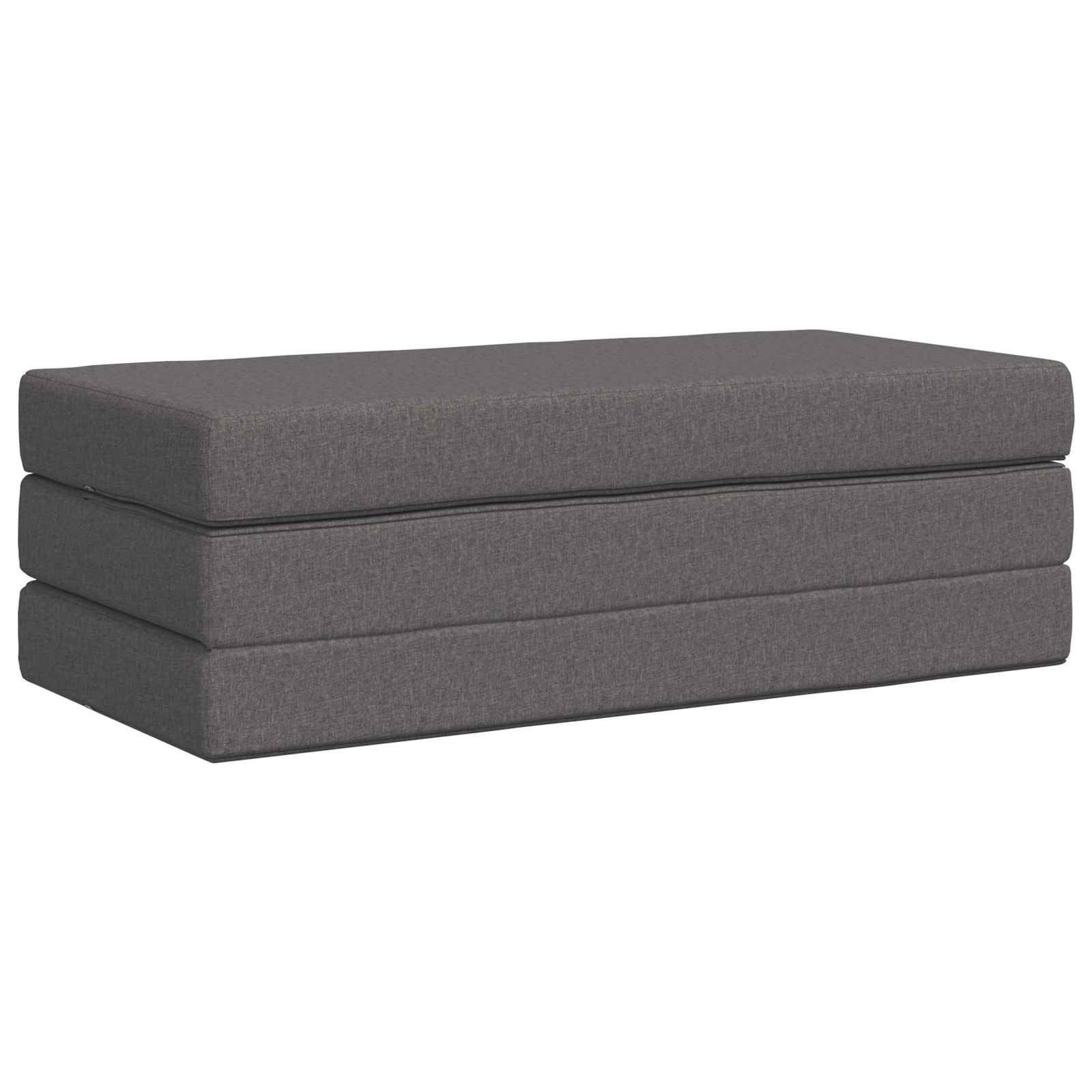 Klappsofa Bett 160 x 67 x 45 cm Hellgrau