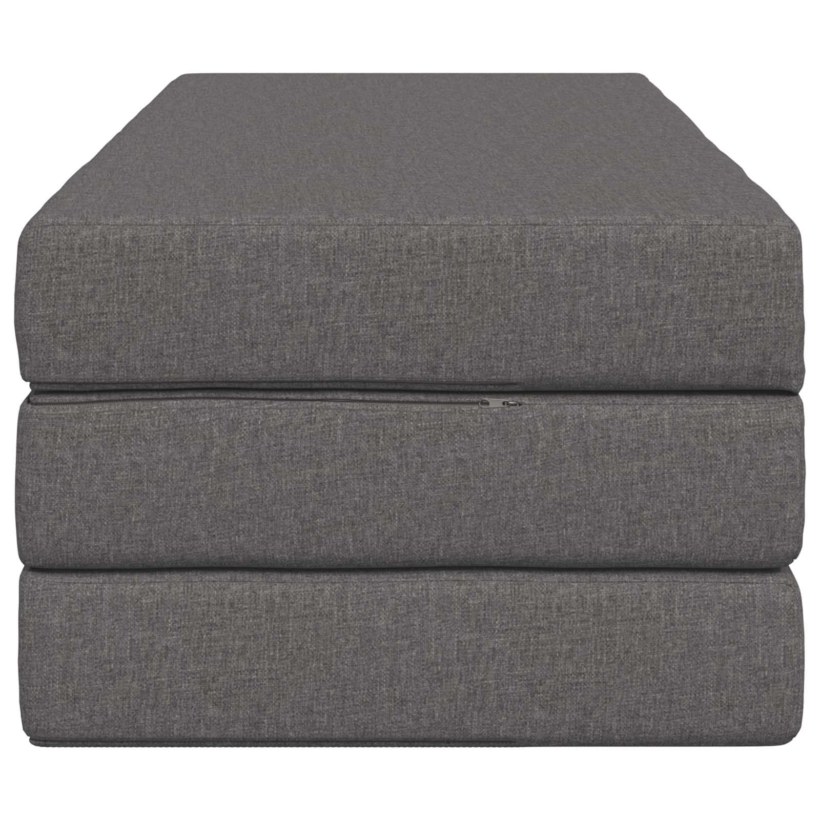 Klappsofa Bett 160 x 67 x 45 cm Hellgrau