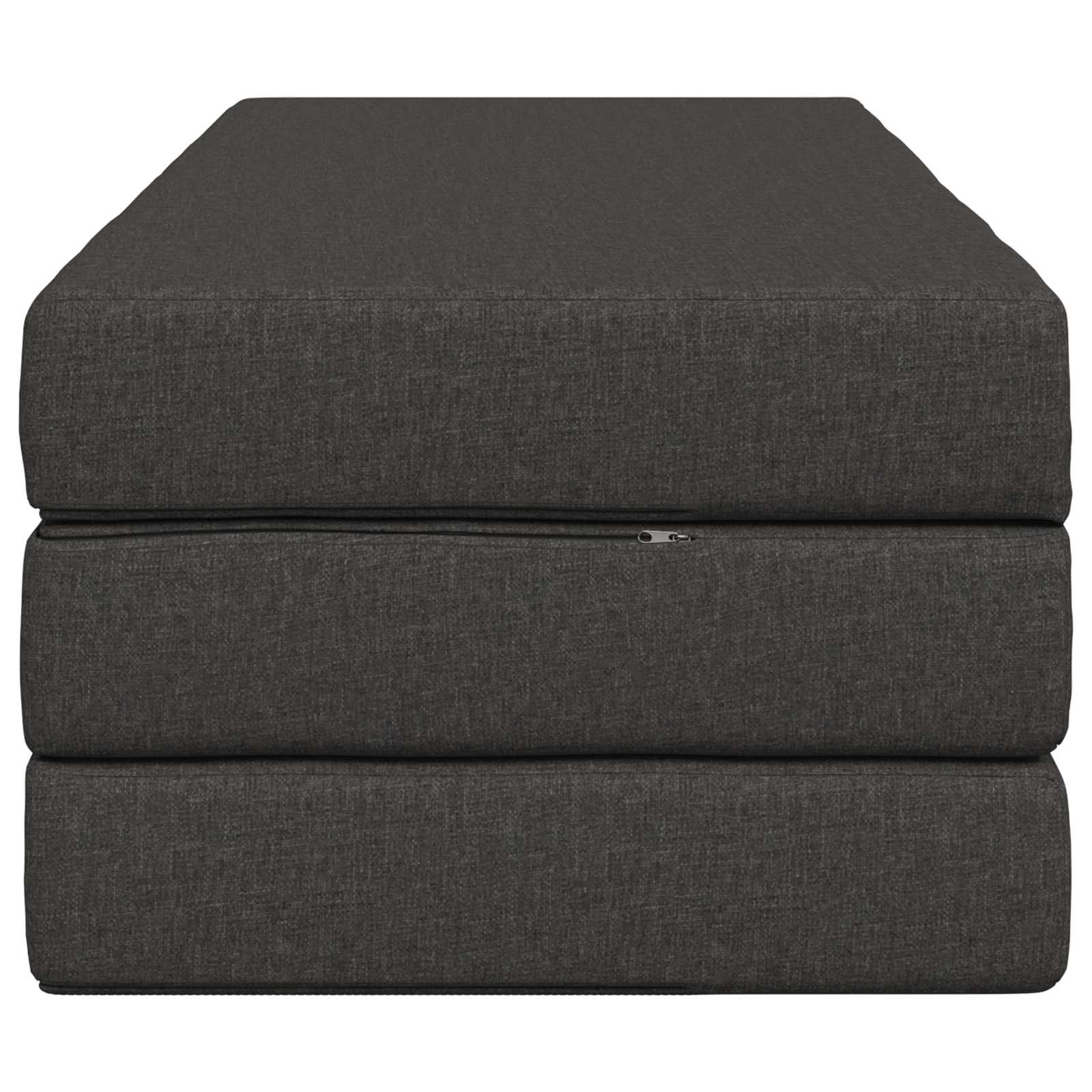 Klappsofa Bett 160 x 67 x 45 cm Dunkelgrau