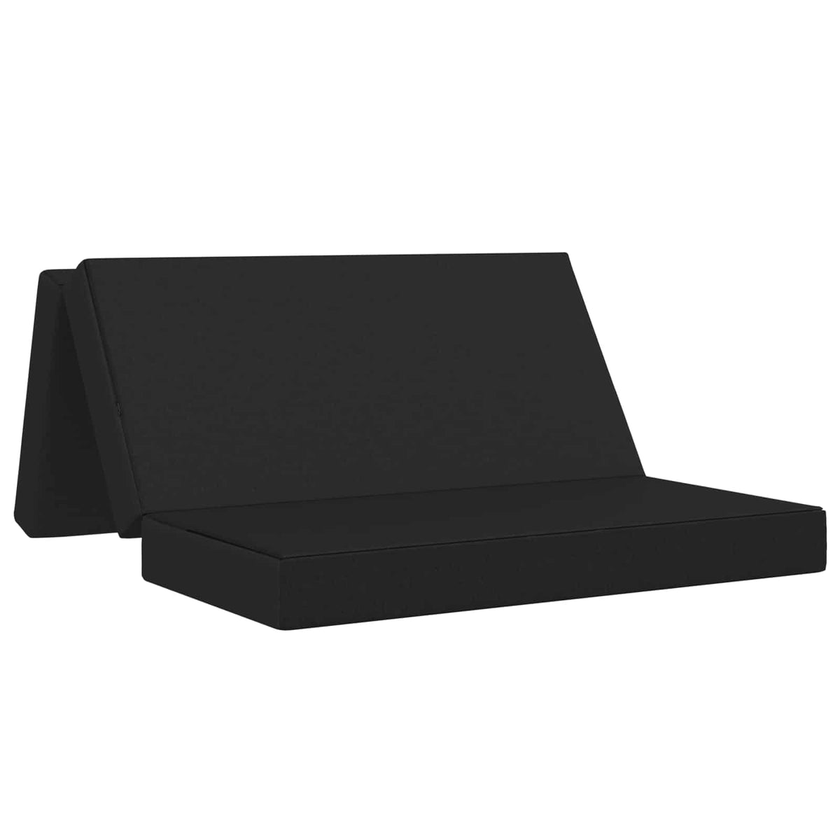 Klappsofa Bett 160 x 67 x 45 cm Schwarz