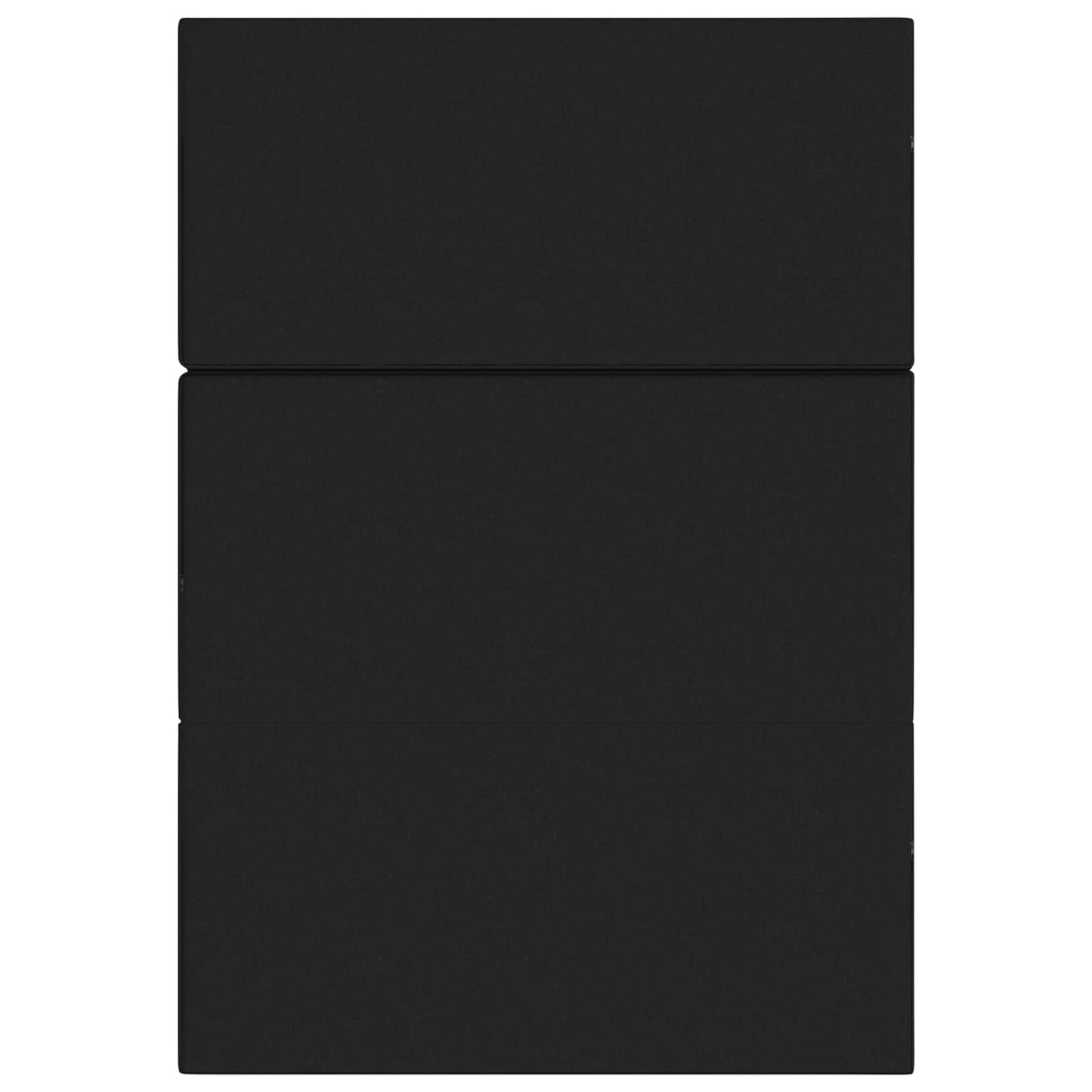 Klappsofa Bett 160 x 67 x 45 cm Schwarz