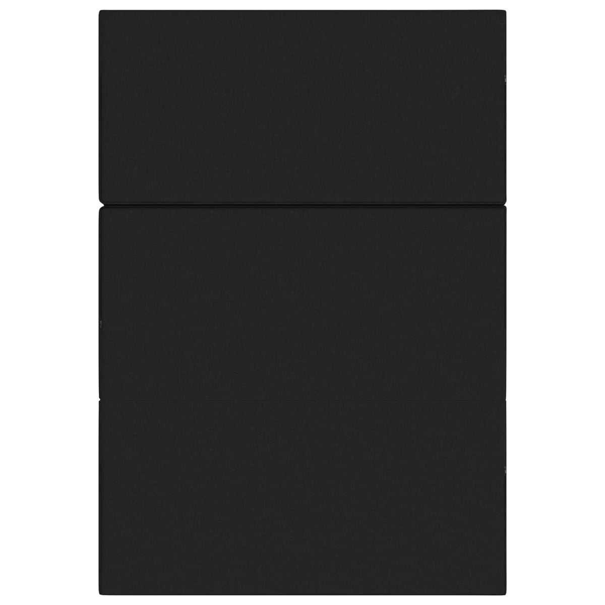 Klappsofa Bett 160 x 67 x 45 cm Schwarz