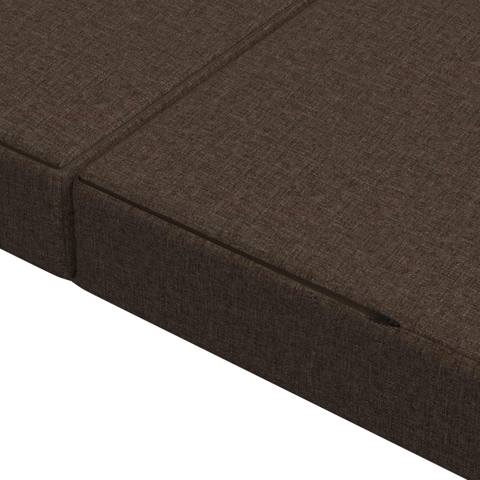 Klappsofa Bett 160 x 67 x 45 cm Taupe