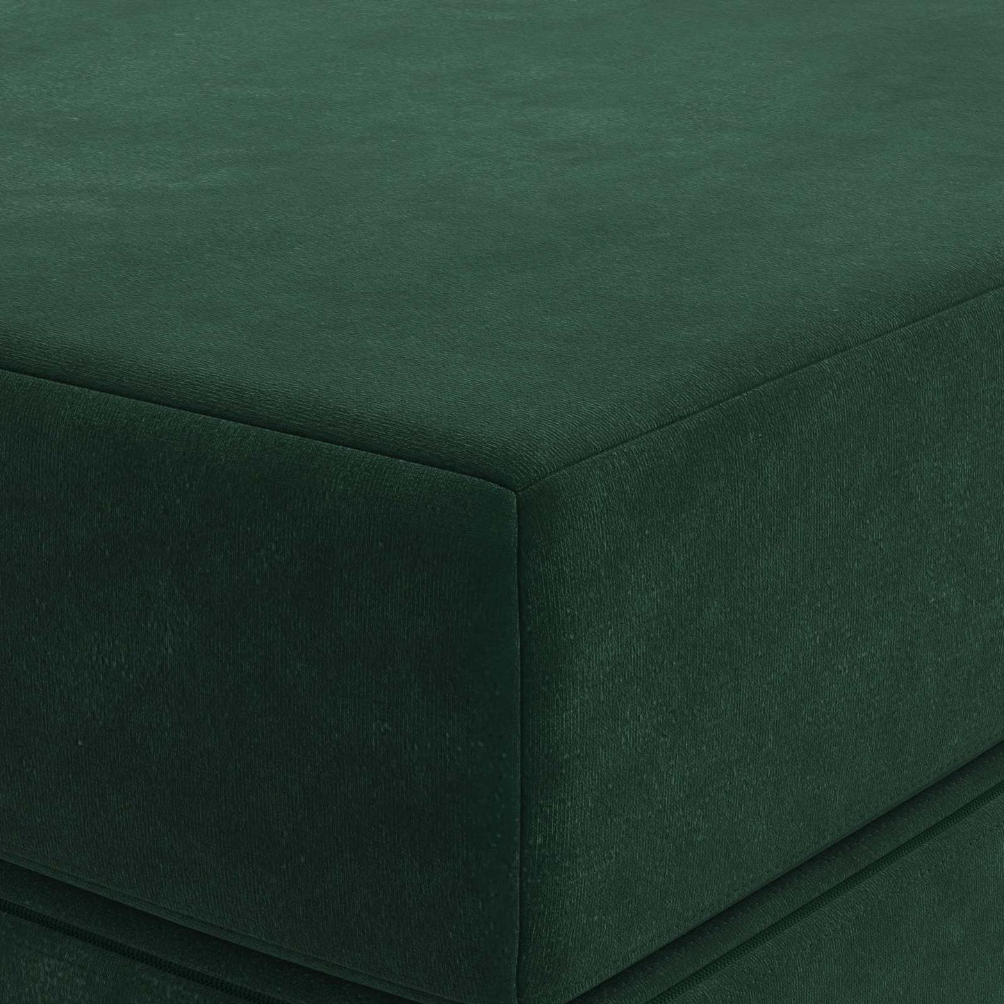 Klappsofa Bett 160 x 67 x 45 cm Dunkelgrün