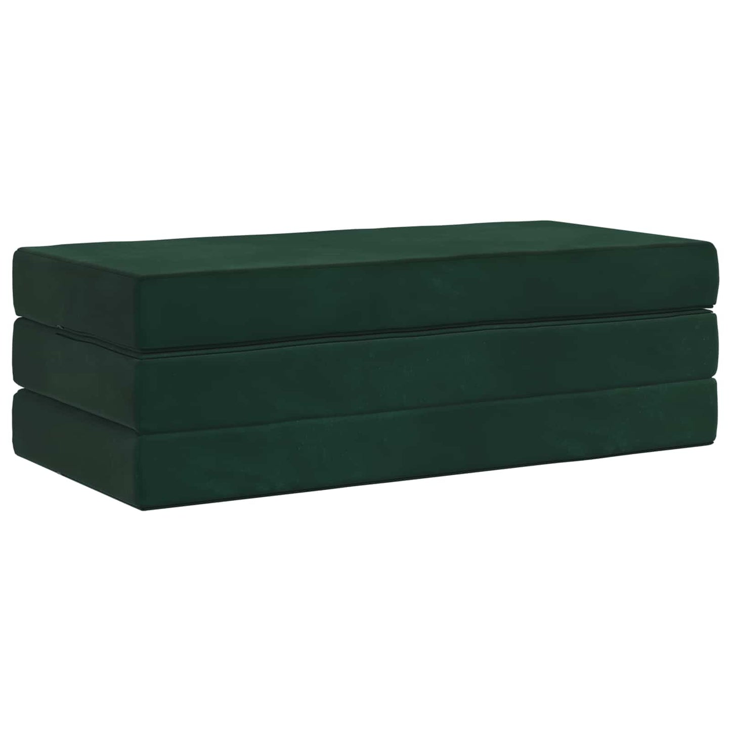 Klappsofa Bett 160 x 67 x 45 cm Dunkelgrün