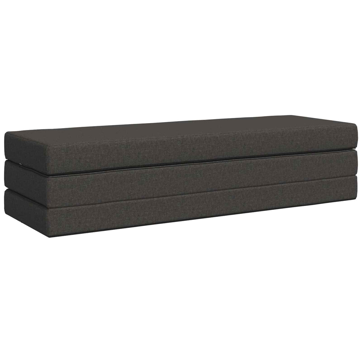 Klappsofa Bett 180 x 67 x 45 cm Dunkelgrau