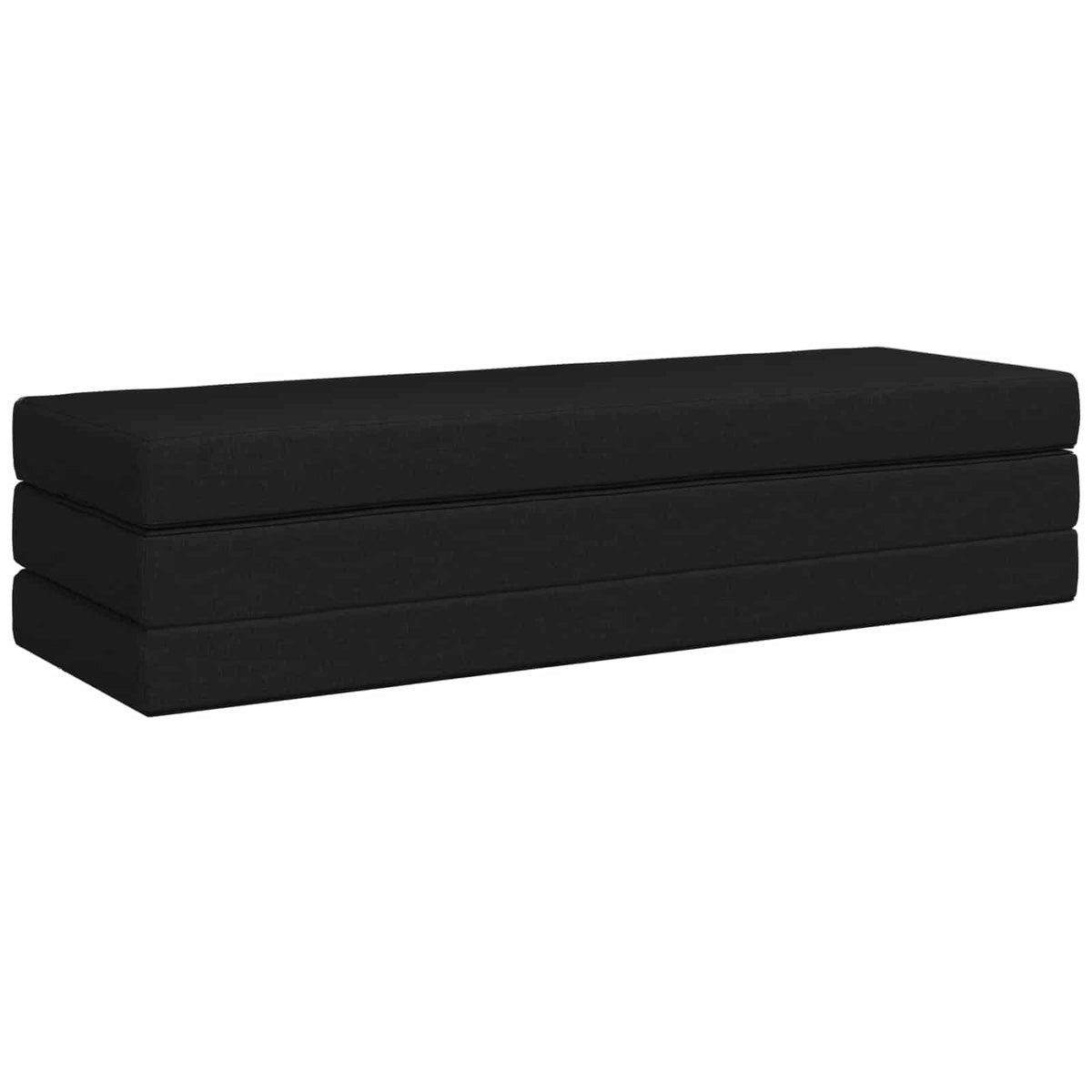 Klappsofa Bett 180 x 67 x 45 cm Schwarz