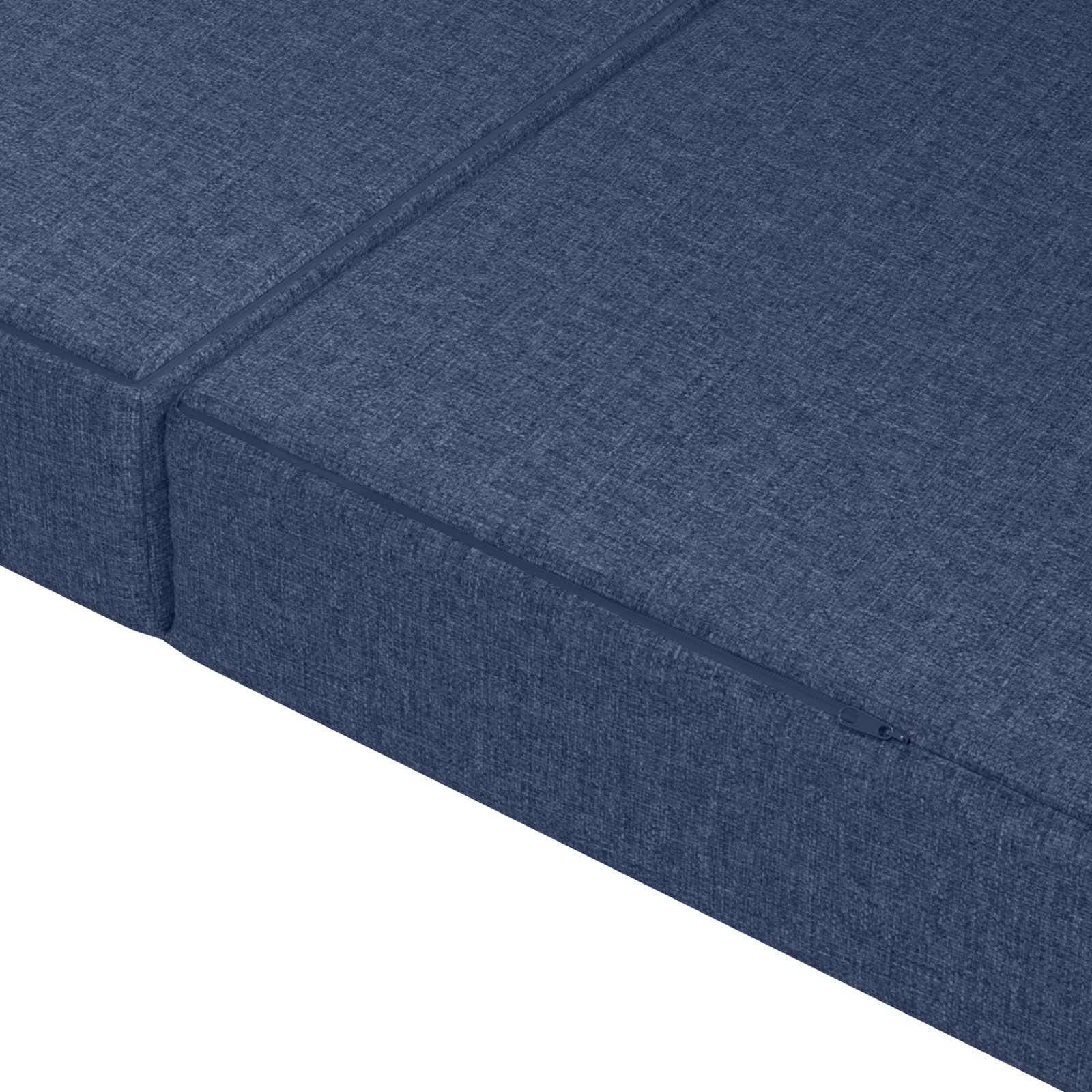 Klappsofa Bett 180 x 67 x 45 cm Blau