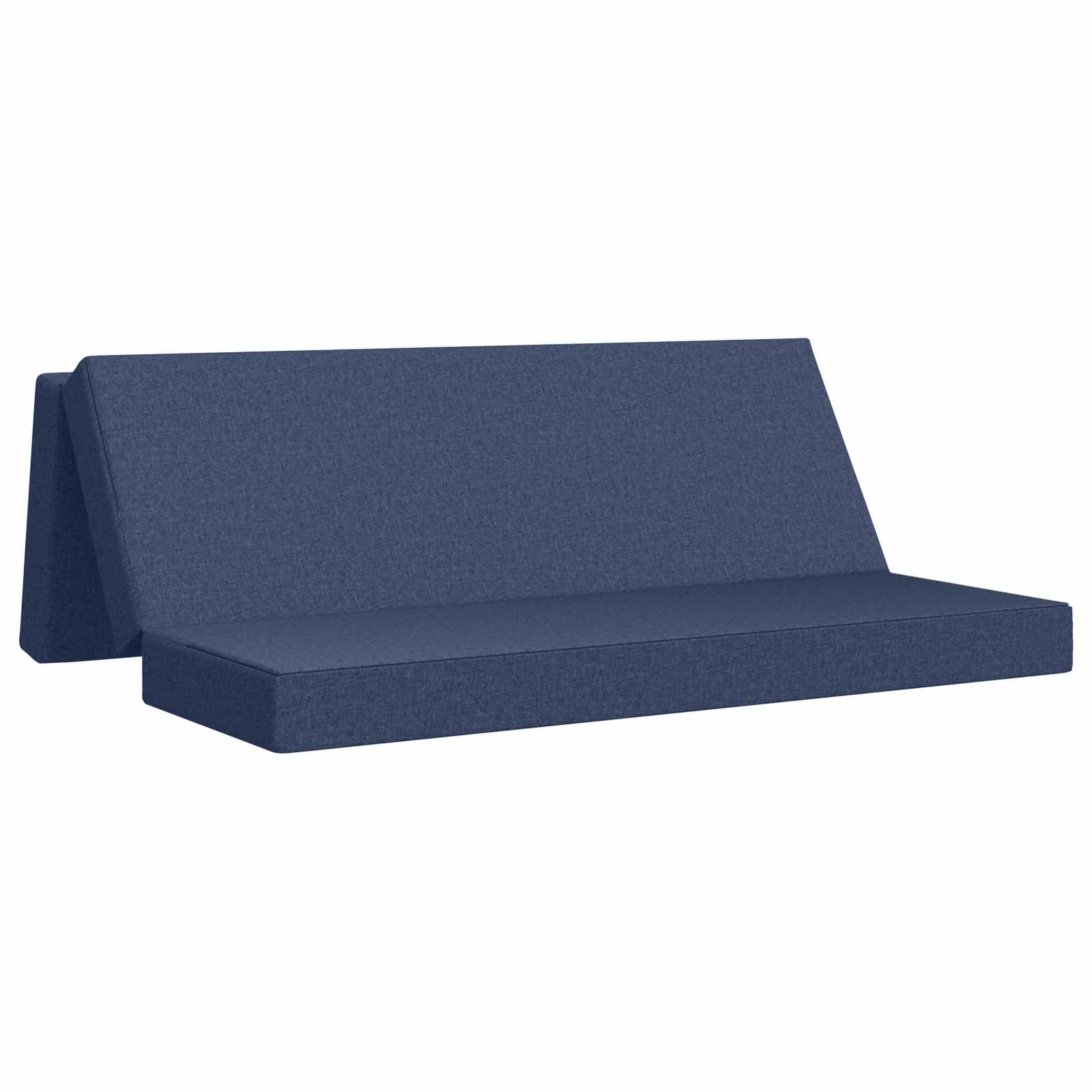 Klappsofa Bett 180 x 67 x 45 cm Blau