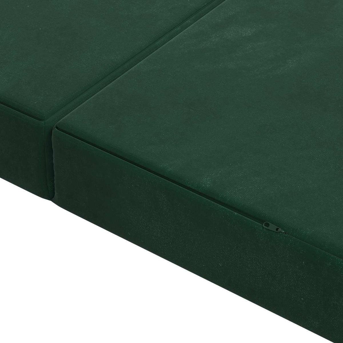 Klappsofa Bett 180 x 67 x 45 cm Dunkelgrün