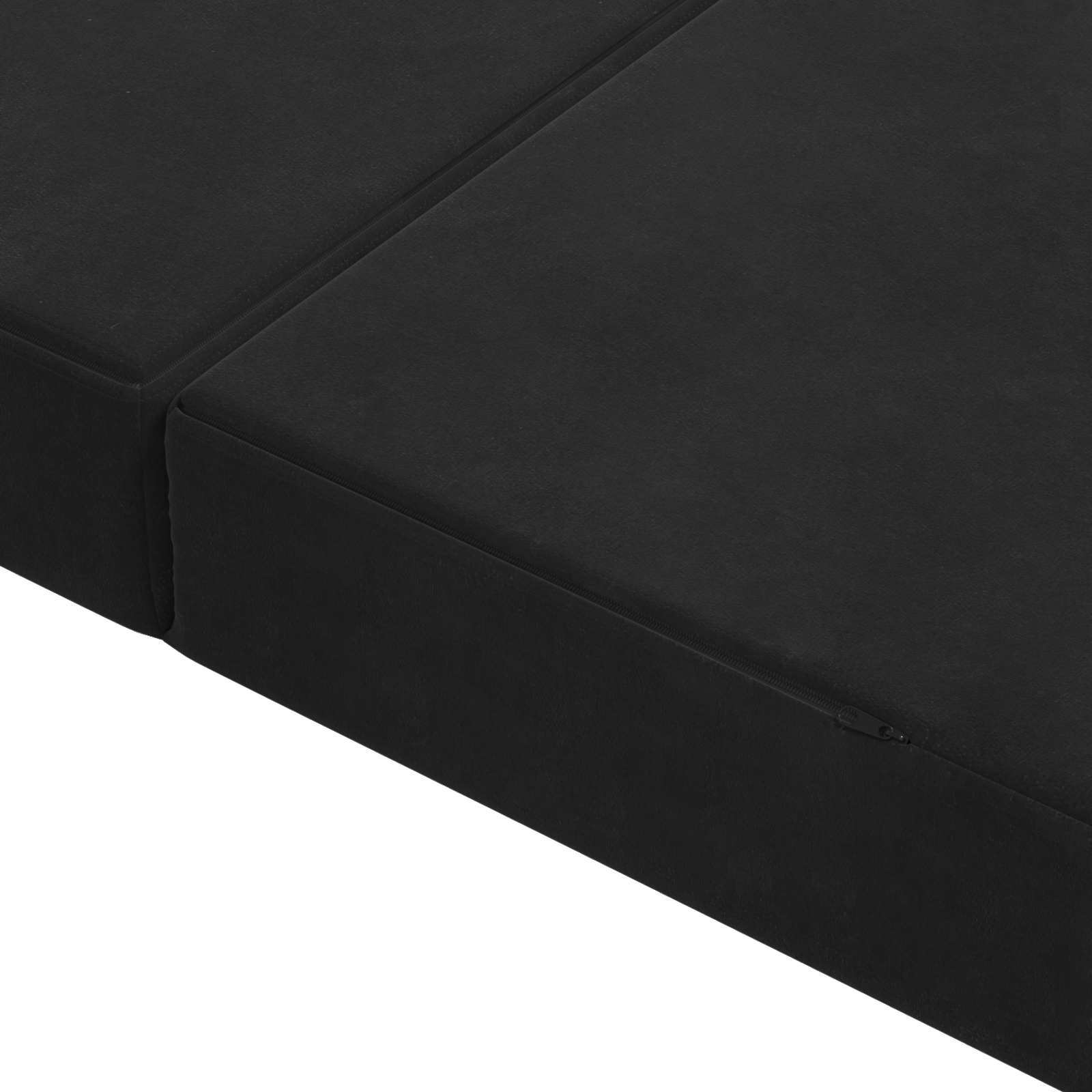 Klappsofa Bett 180 x 67 x 45 cm Schwarz