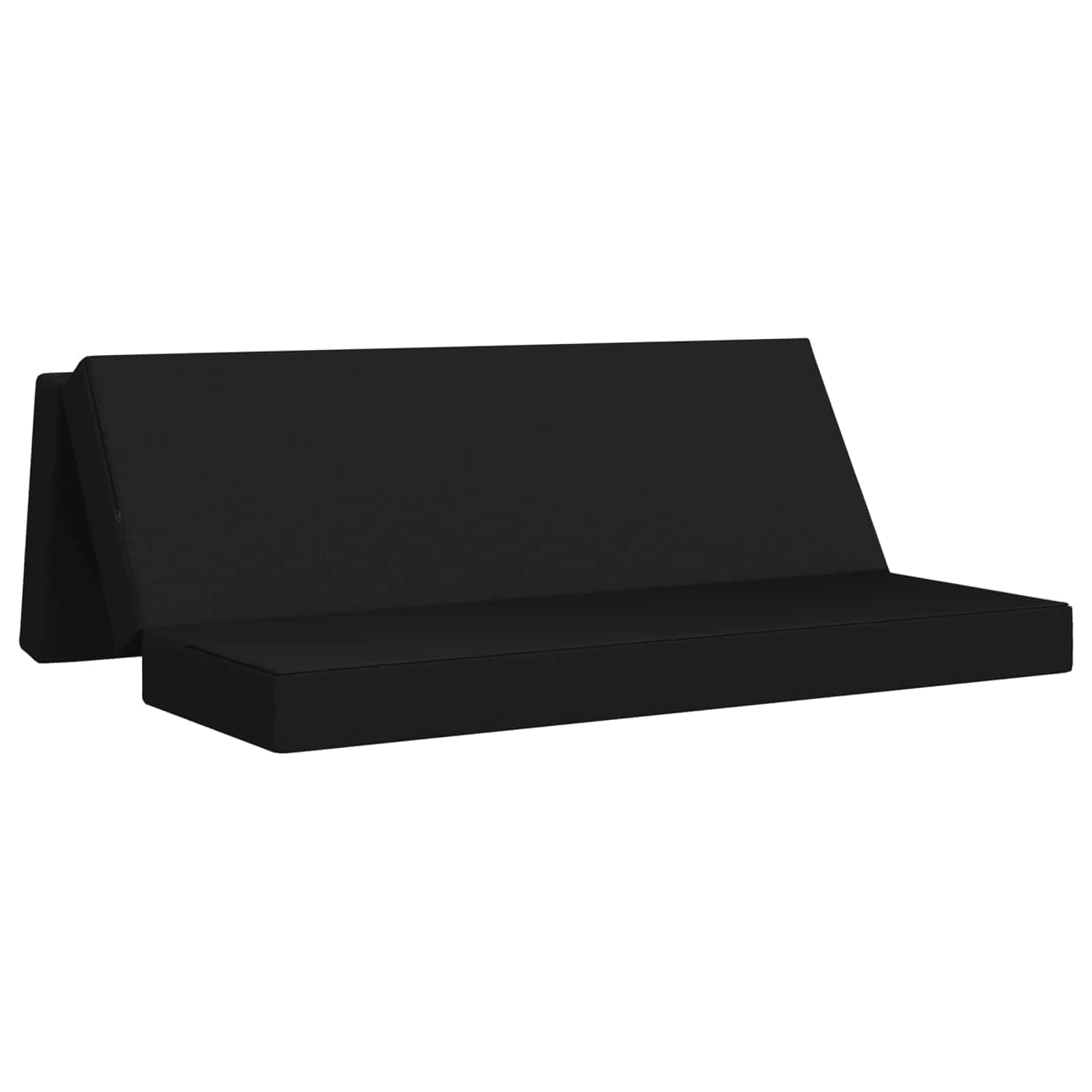 Klappsofa Bett 200 x 67 x 45 cm Schwarz