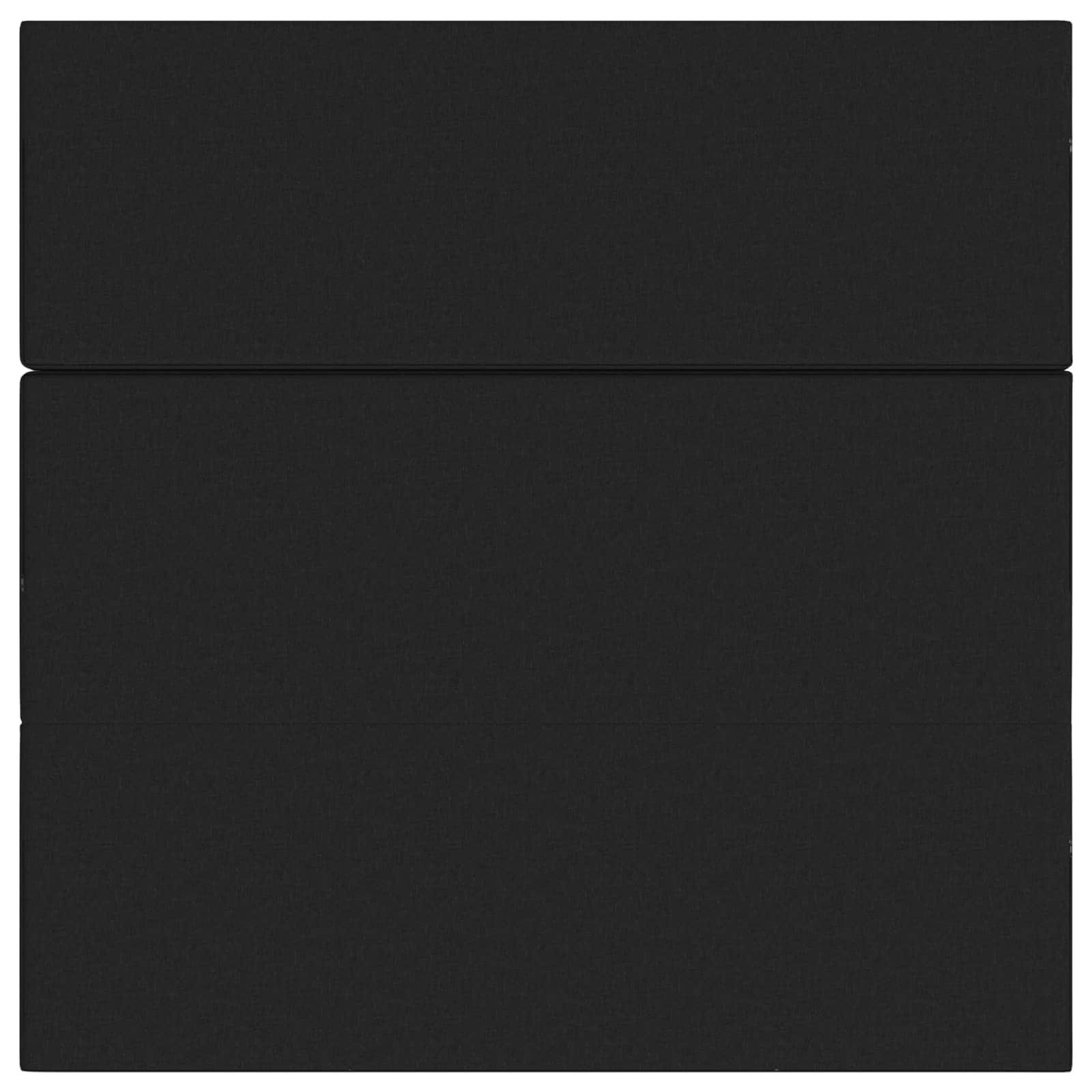 Klappsofa Bett 200 x 67 x 45 cm Schwarz