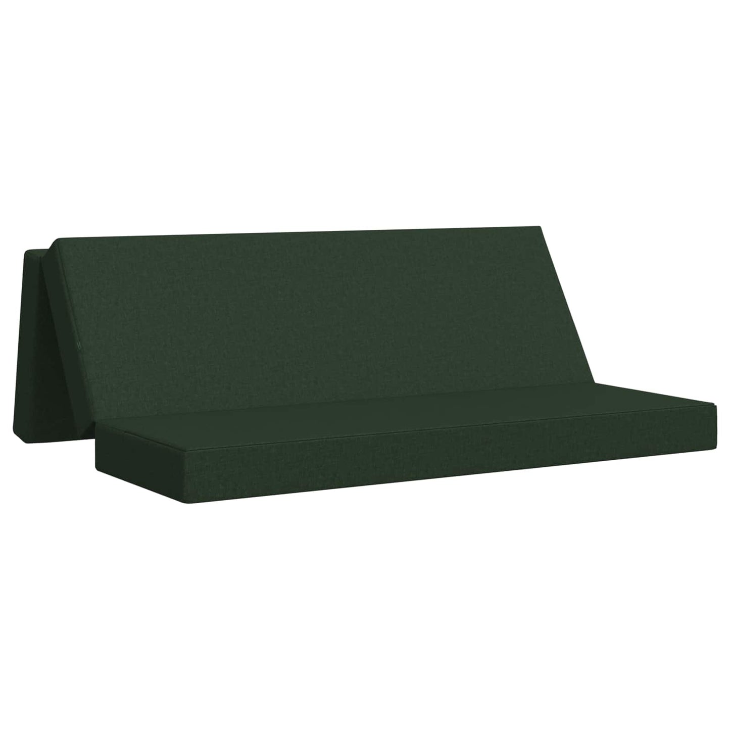 Klappsofa Bett 200 x 67 x 45 cm Dunkelgrün