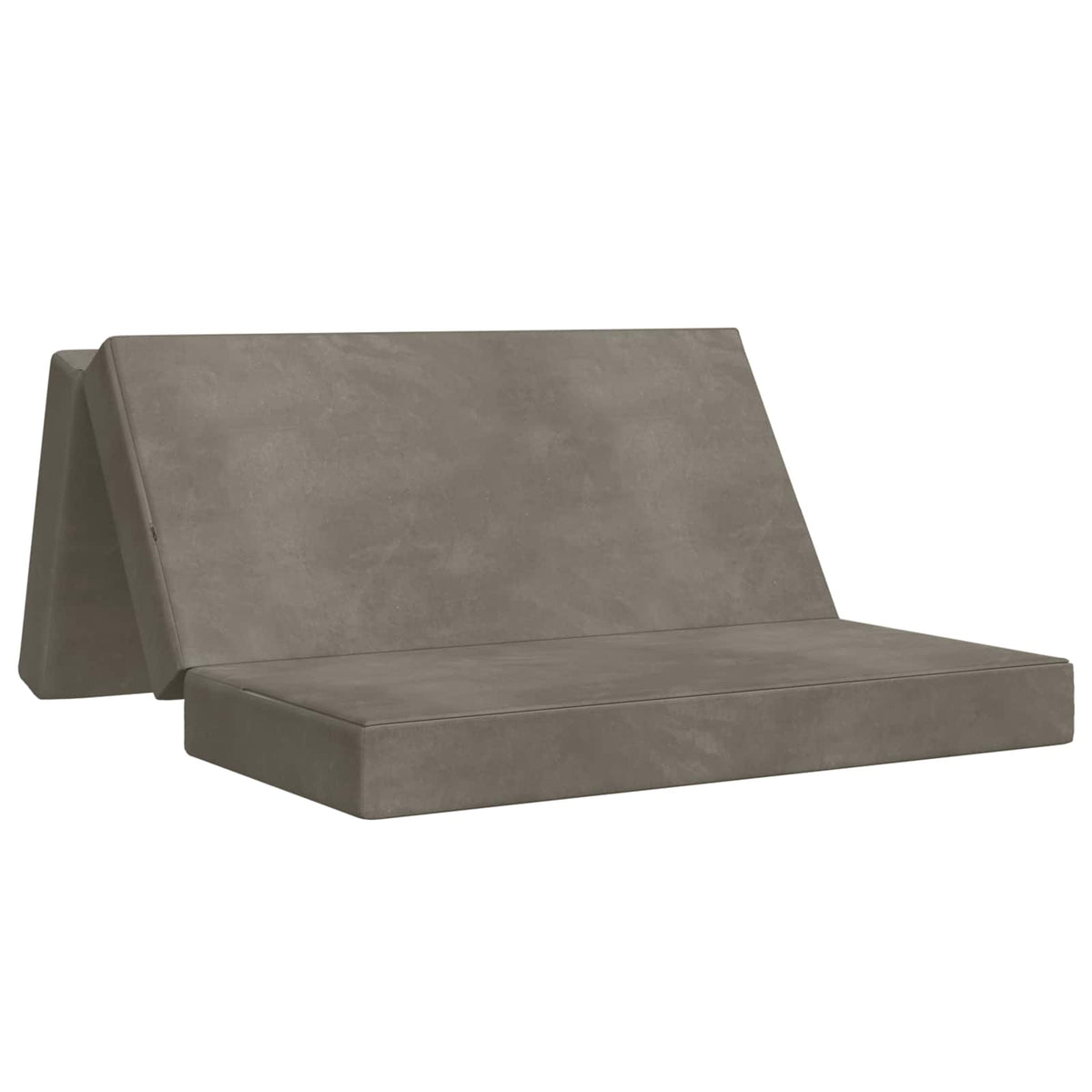 Klappsofa Bett 200 x 67 x 45 cm Hellgrau