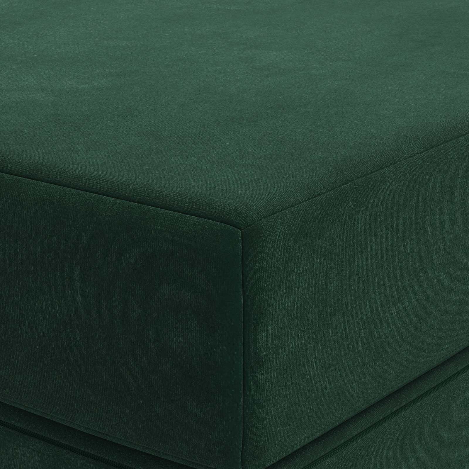 Klappsofa Bett 200 x 67 x 45 cm Dunkelgrün