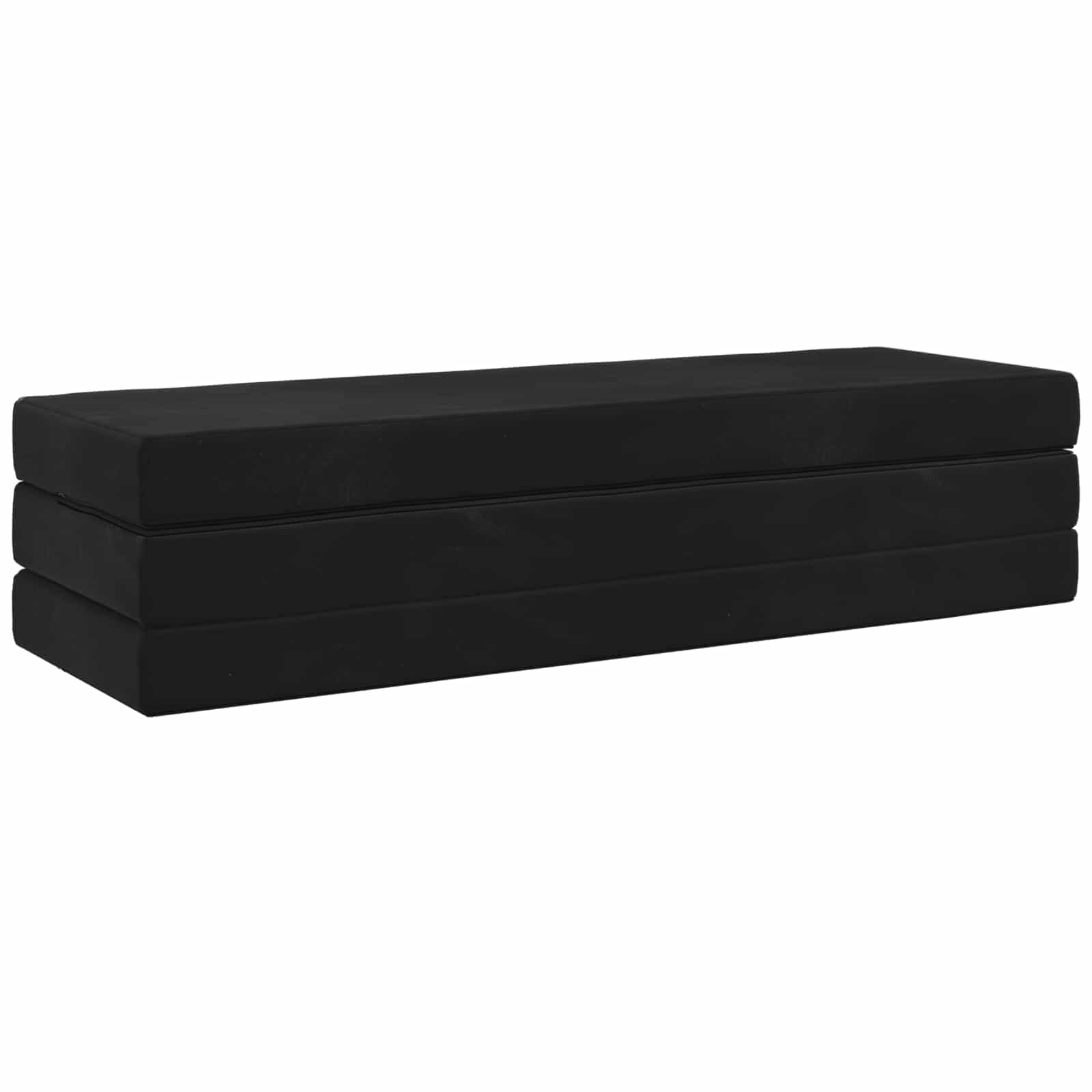 Klappsofa Bett 200 x 67 x 45 cm Schwarz