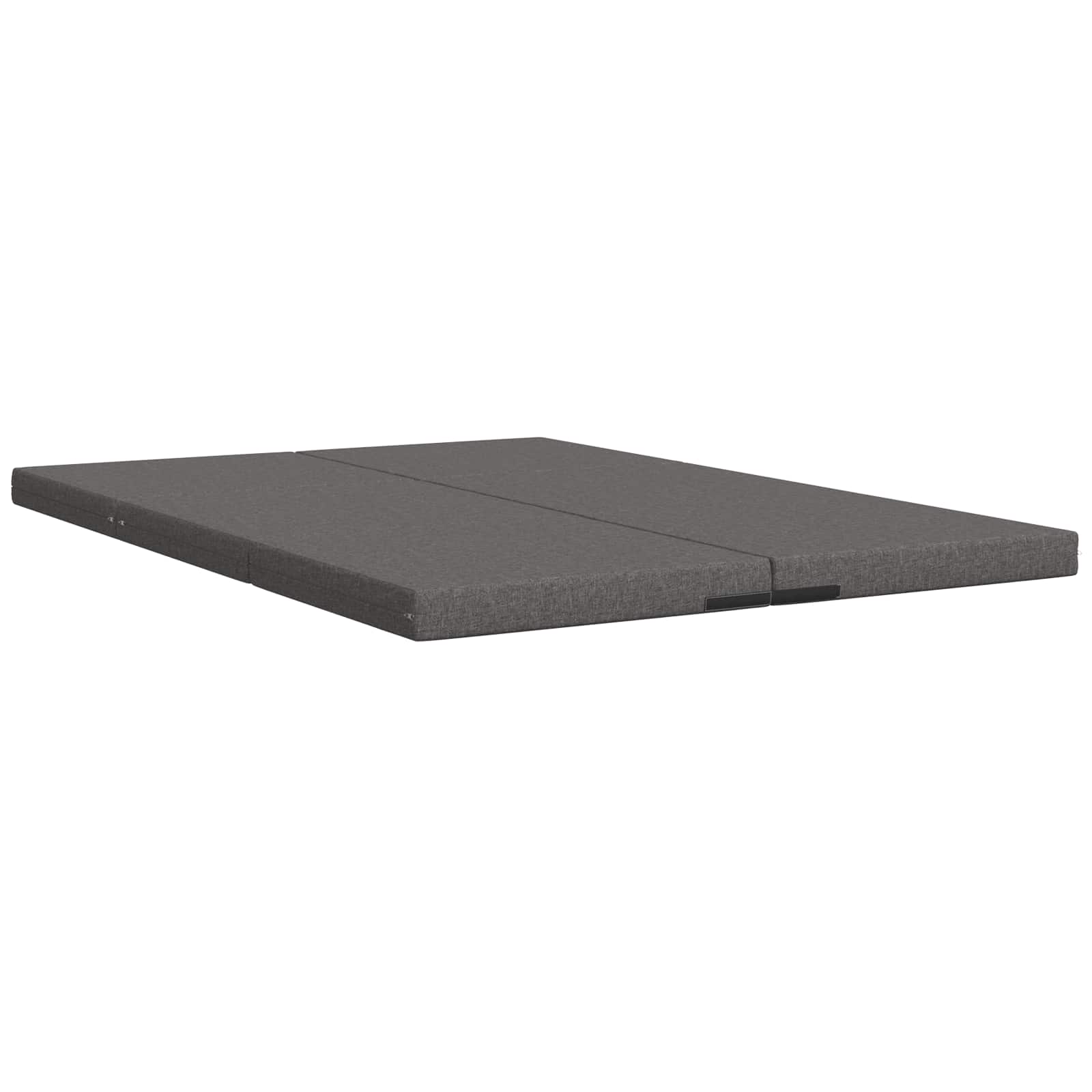 Klappsofa Bett 140 x 67 x 15 cm Hellgrau