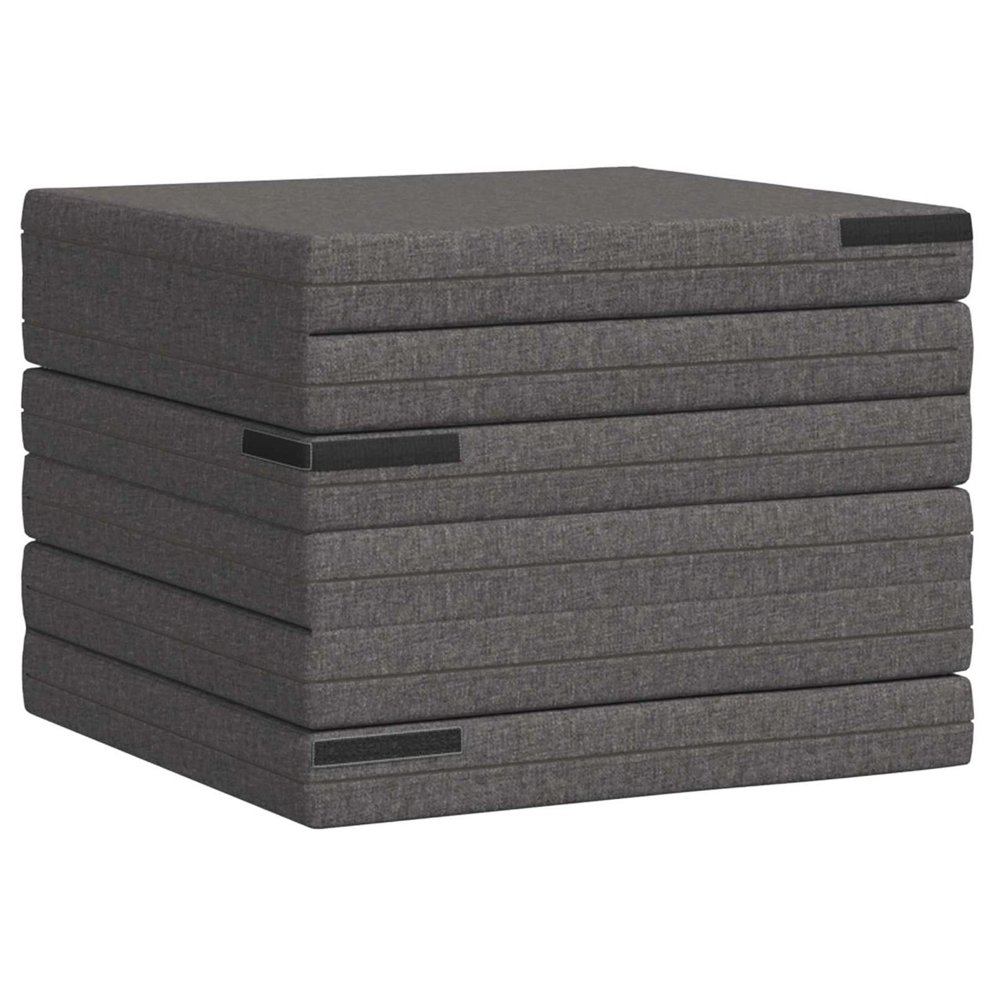Klappsofa Bett 140 x 67 x 15 cm Hellgrau
