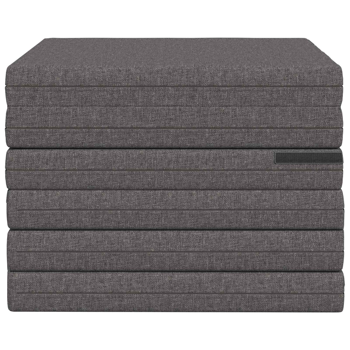 Klappsofa Bett 140 x 67 x 15 cm Hellgrau