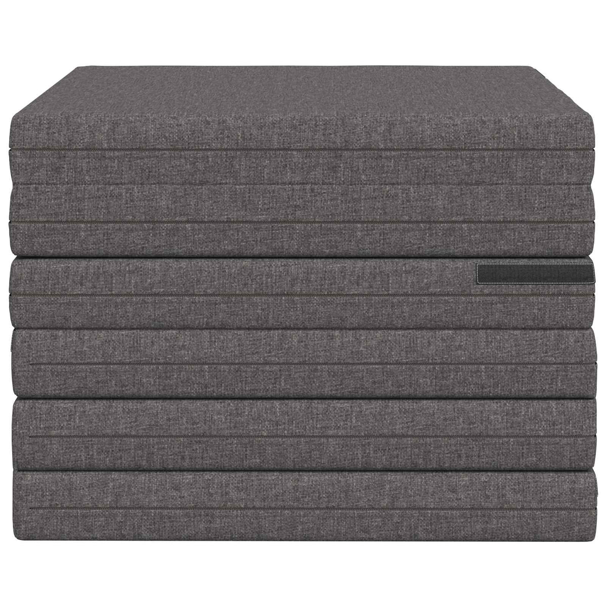 Klappsofa Bett 140 x 67 x 15 cm Hellgrau