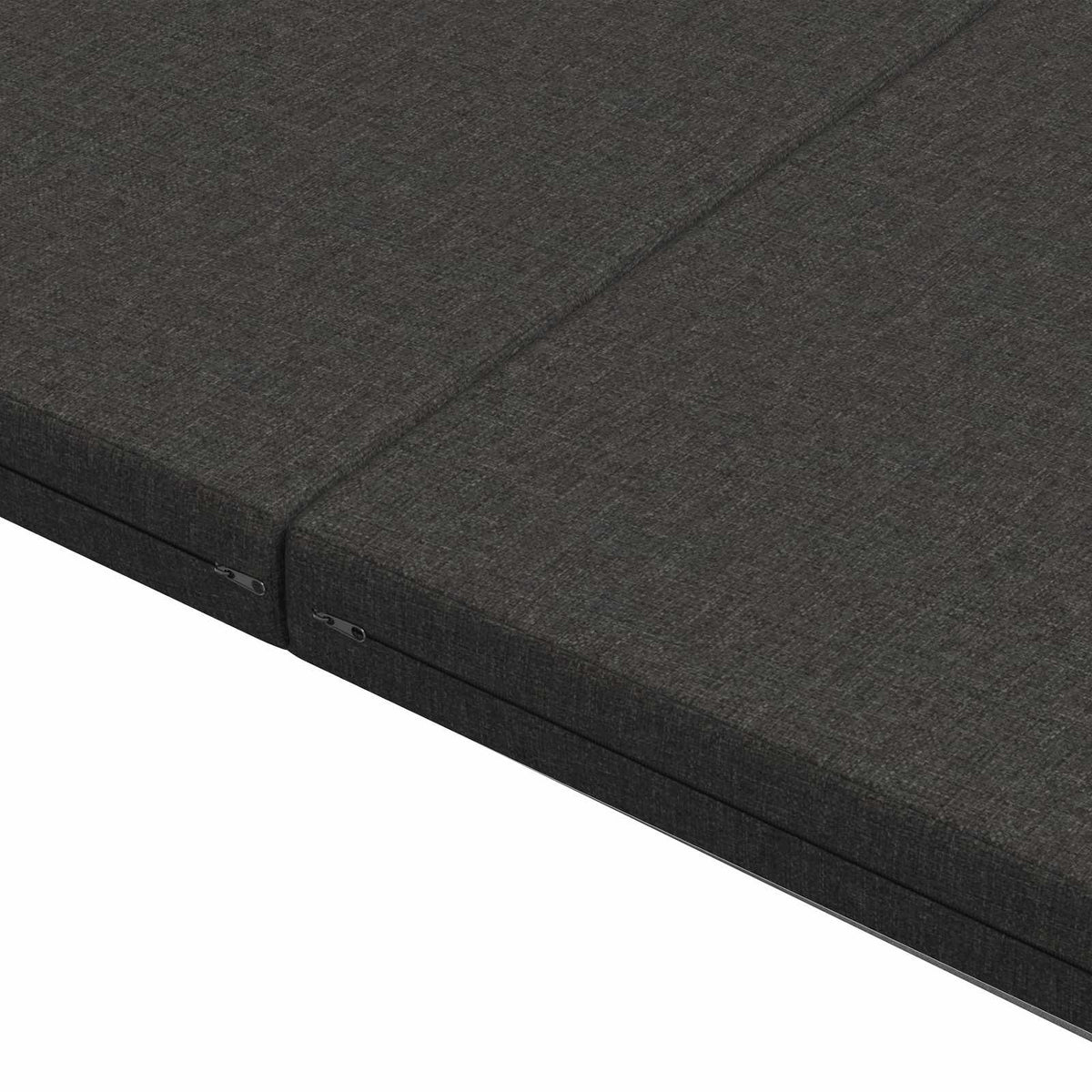 Klappsofa Bett 140 x 67 x 15 cm Dunkelgrau