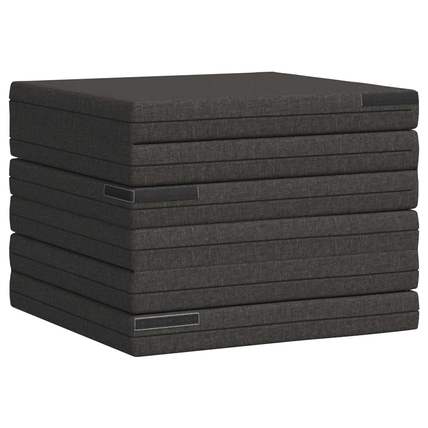 Klappsofa Bett 140 x 67 x 15 cm Dunkelgrau