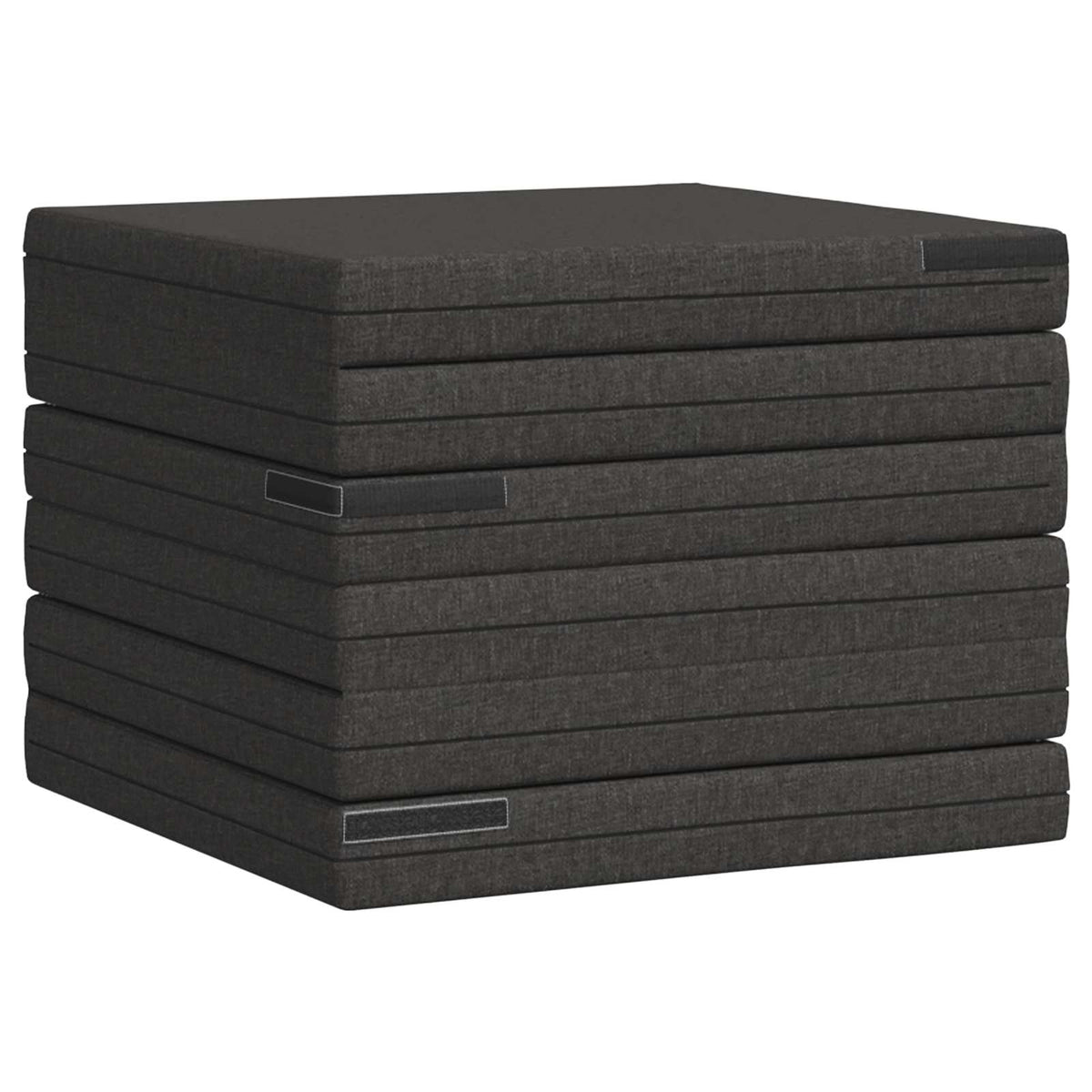Klappsofa Bett 140 x 67 x 15 cm Dunkelgrau