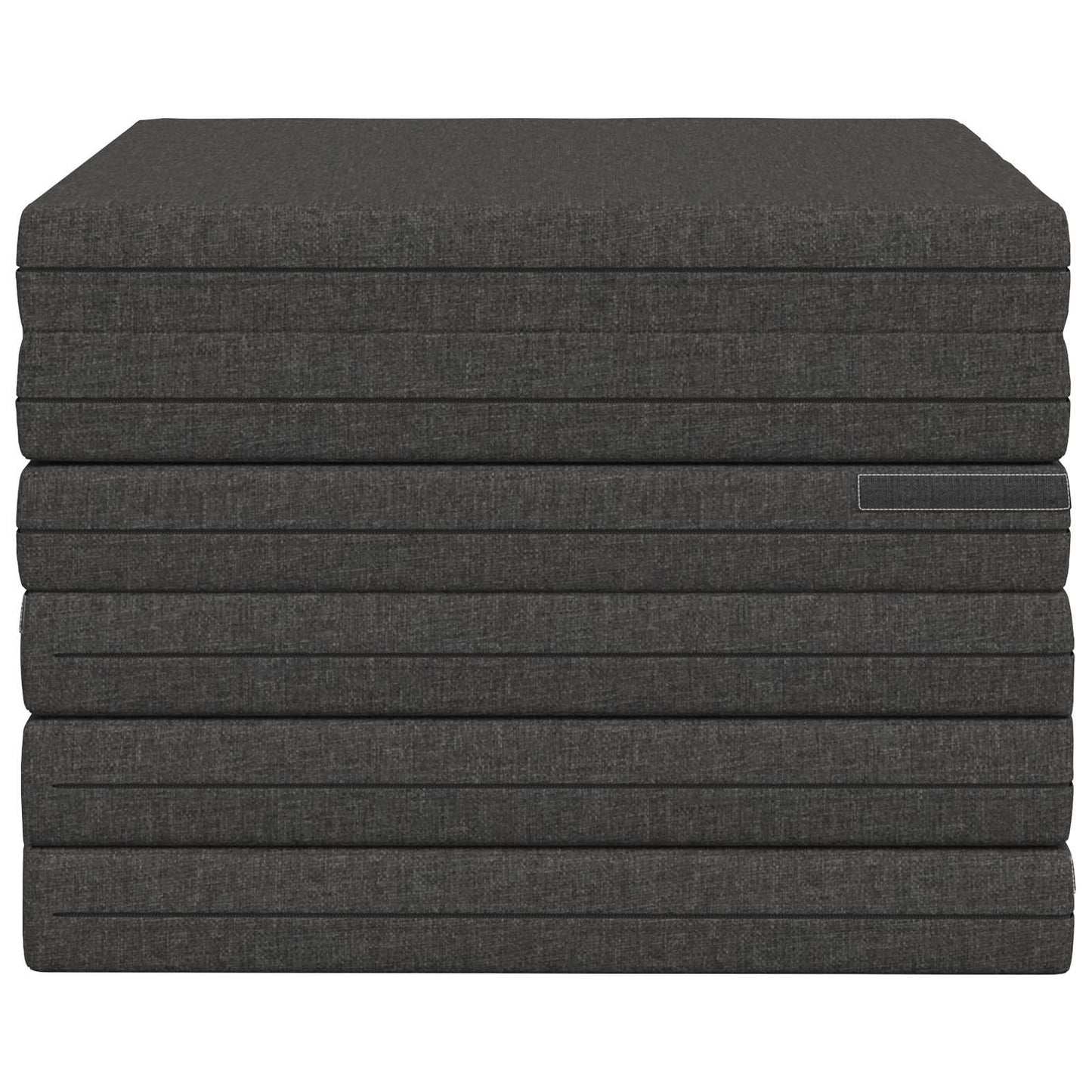 Klappsofa Bett 140 x 67 x 15 cm Dunkelgrau