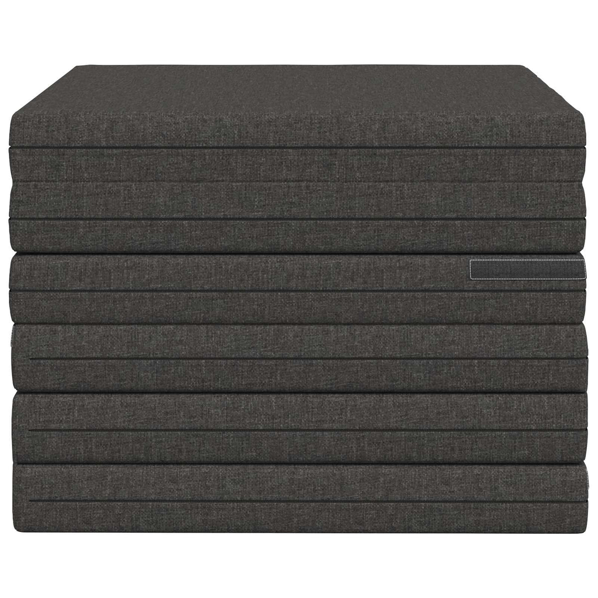Klappsofa Bett 140 x 67 x 15 cm Dunkelgrau