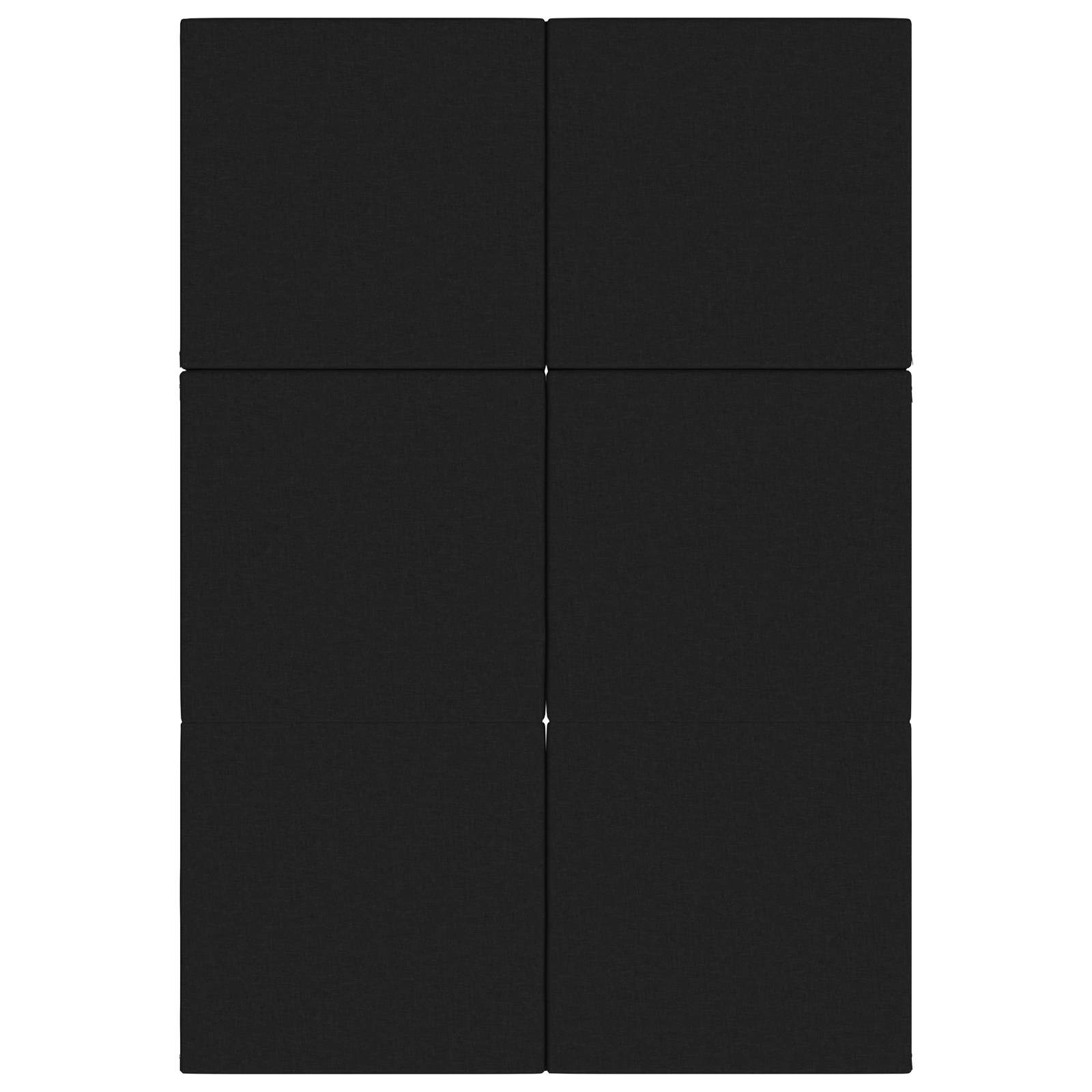Klappsofa Bett 140 x 67 x 15 cm Schwarz
