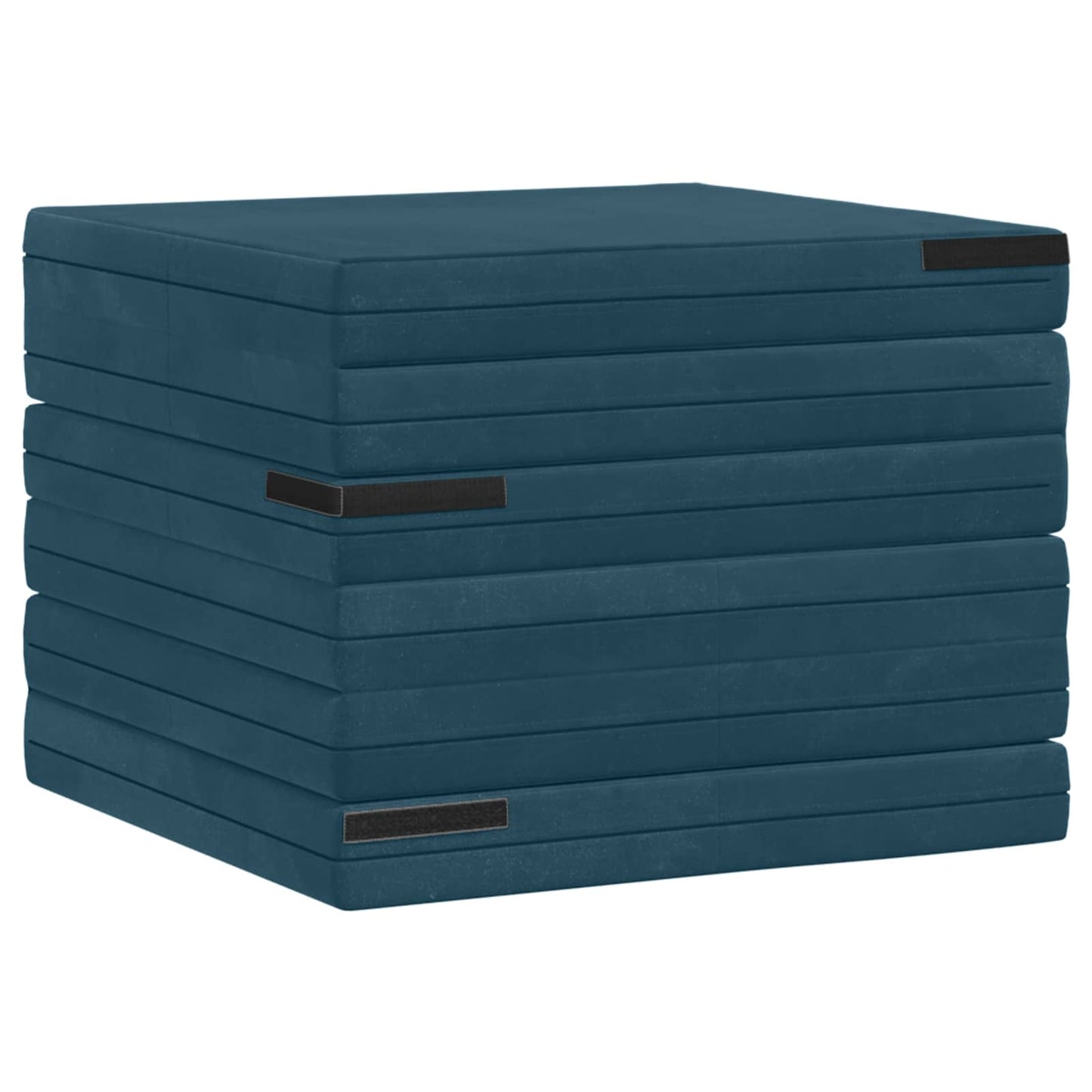 Klappsofa Bett 140 x 67 x 15 cm Blau