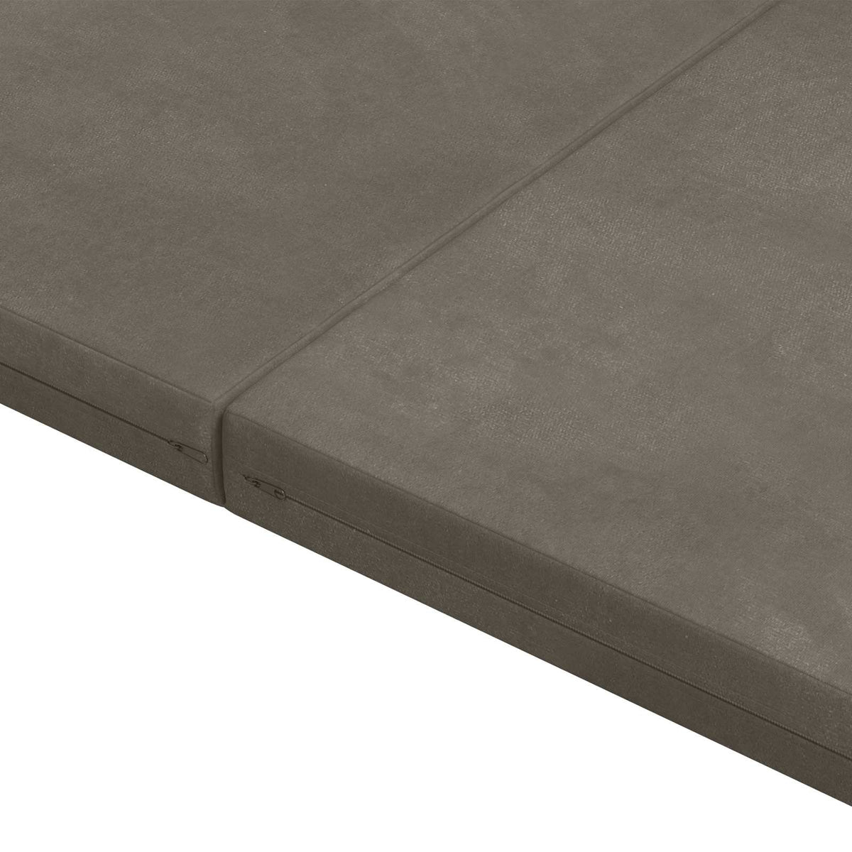 Klappsofa Bett 140 x 67 x 15 cm Hellgrau