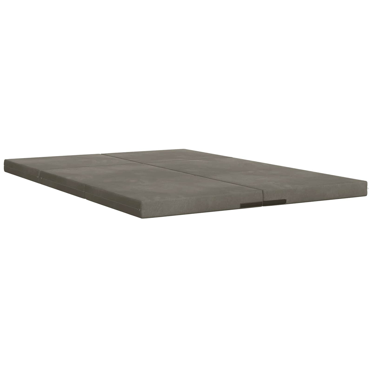 Klappsofa Bett 140 x 67 x 15 cm Hellgrau