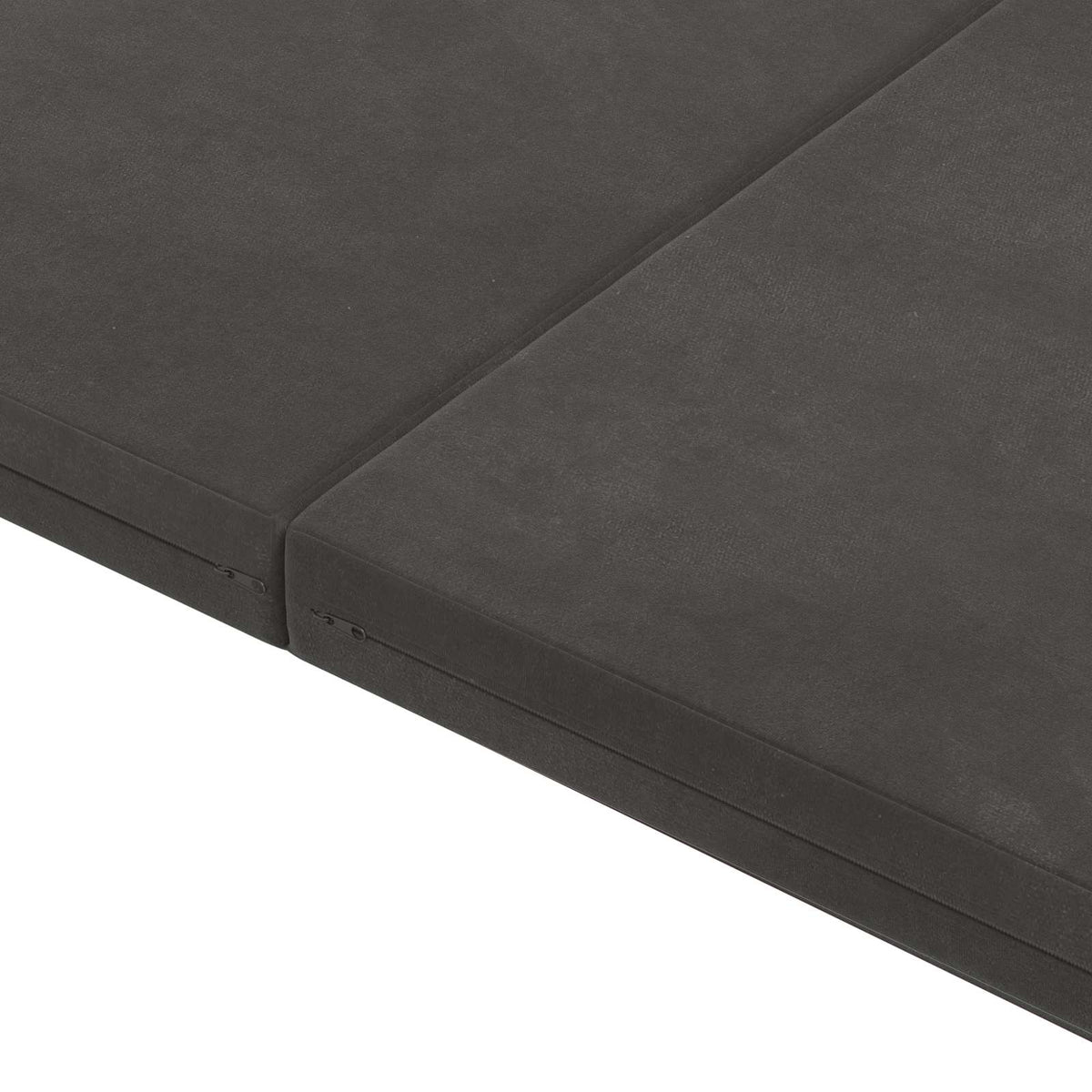 Klappsofa Bett 140 x 67 x 15 cm Dunkelgrau