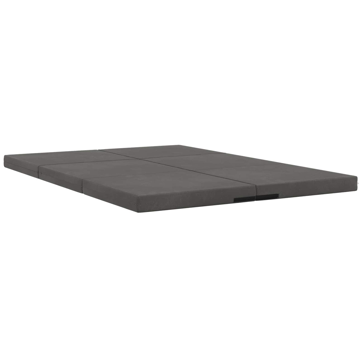 Klappsofa Bett 140 x 67 x 15 cm Dunkelgrau